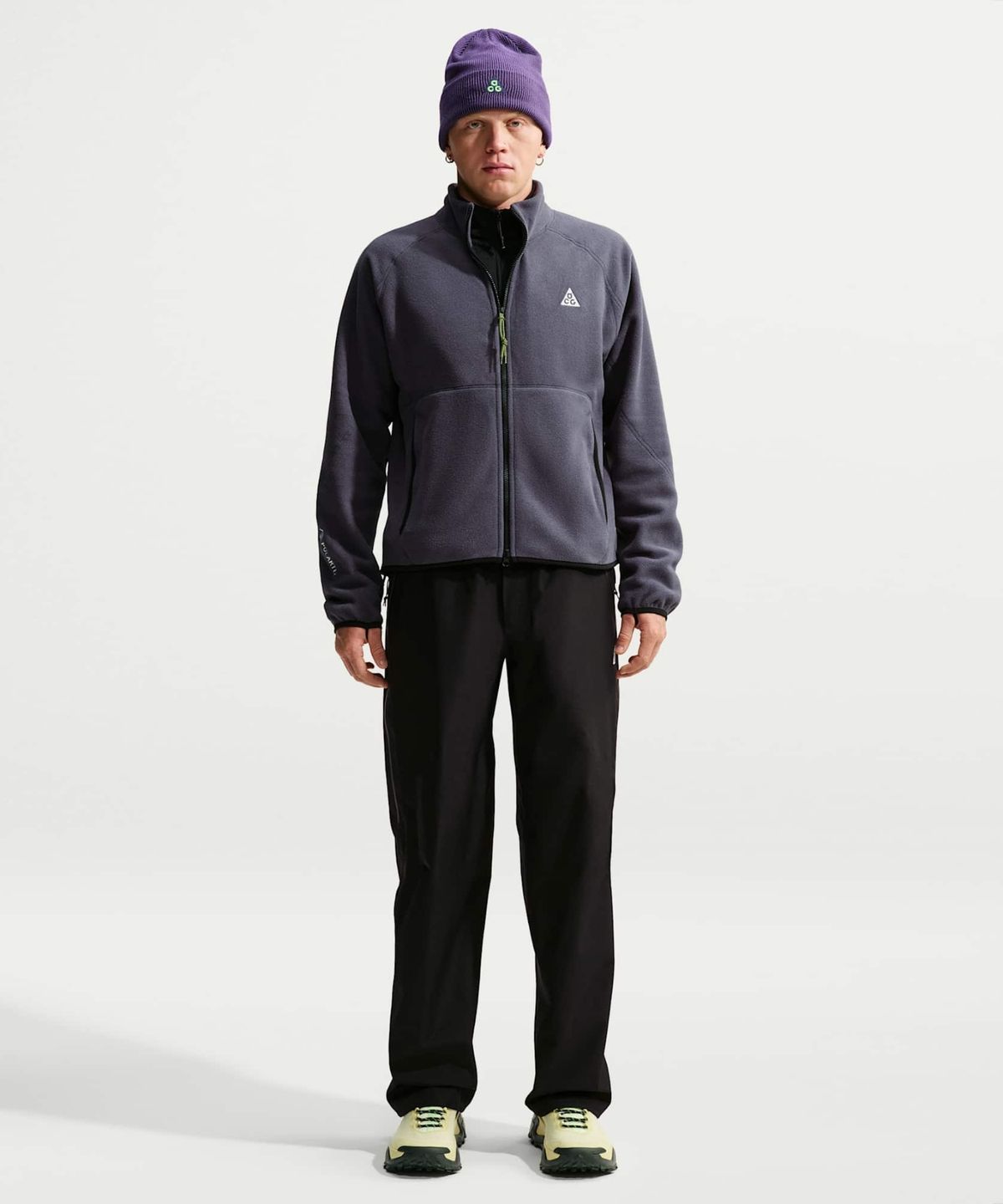 나이키(NIKE) ACG 울프 트리 풀집 재킷 M - 그리드아이언:블랙:서밋 화이트 / IF0964-013