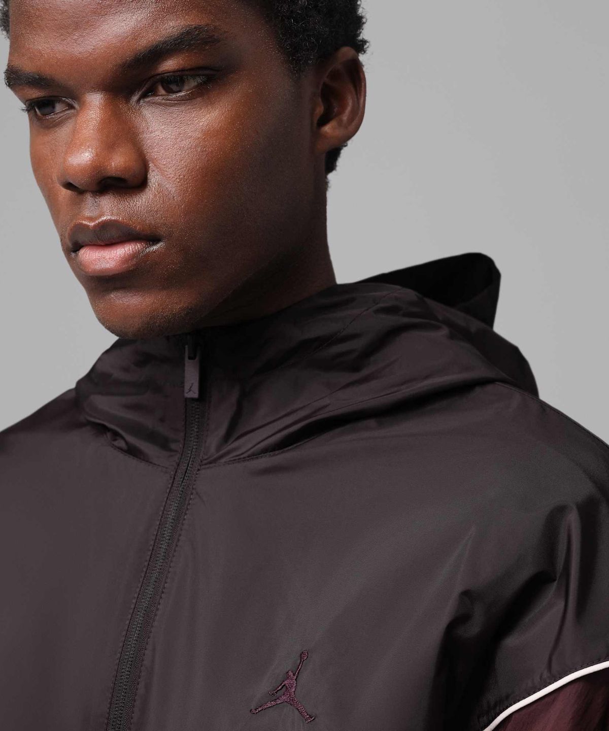나이키(NIKE) 조던 브루클린 후드 드래프트 재킷 M - 벨벳 브라운:펄 화이트:브론즈 이클립스 / HF9333-220