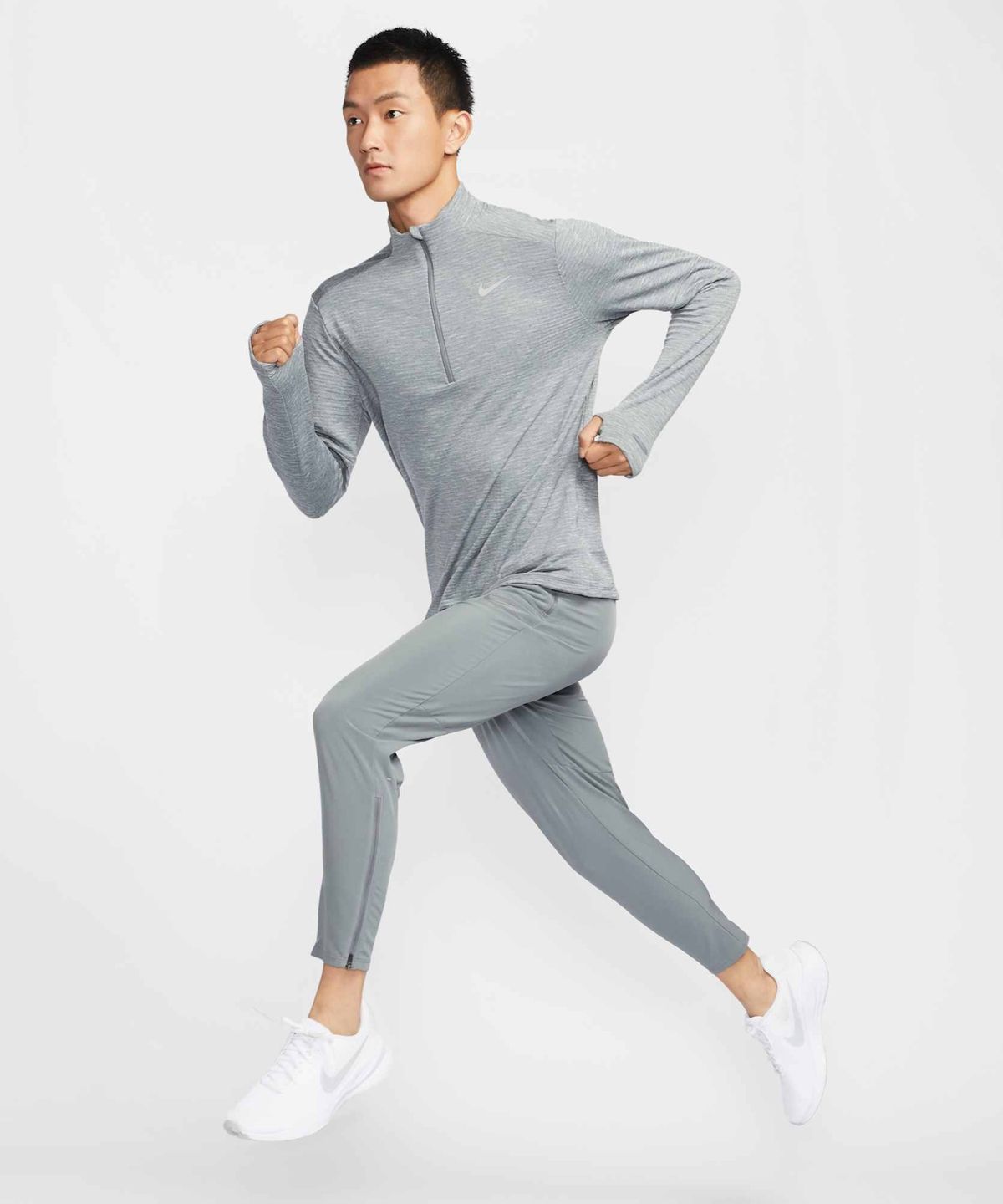 나이키(NIKE) 스트라이드 드라이 핏 우븐 러닝 팬츠 M - 스모크 그레이 / HV4545-084