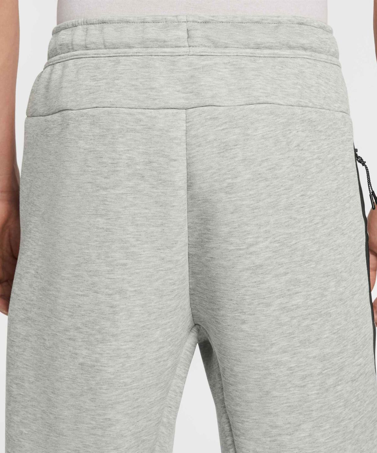 나이키(NIKE) 테크 오픈 헴 플리스 팬츠 M - 다크 그레이 헤더:블랙 / IM0698-063