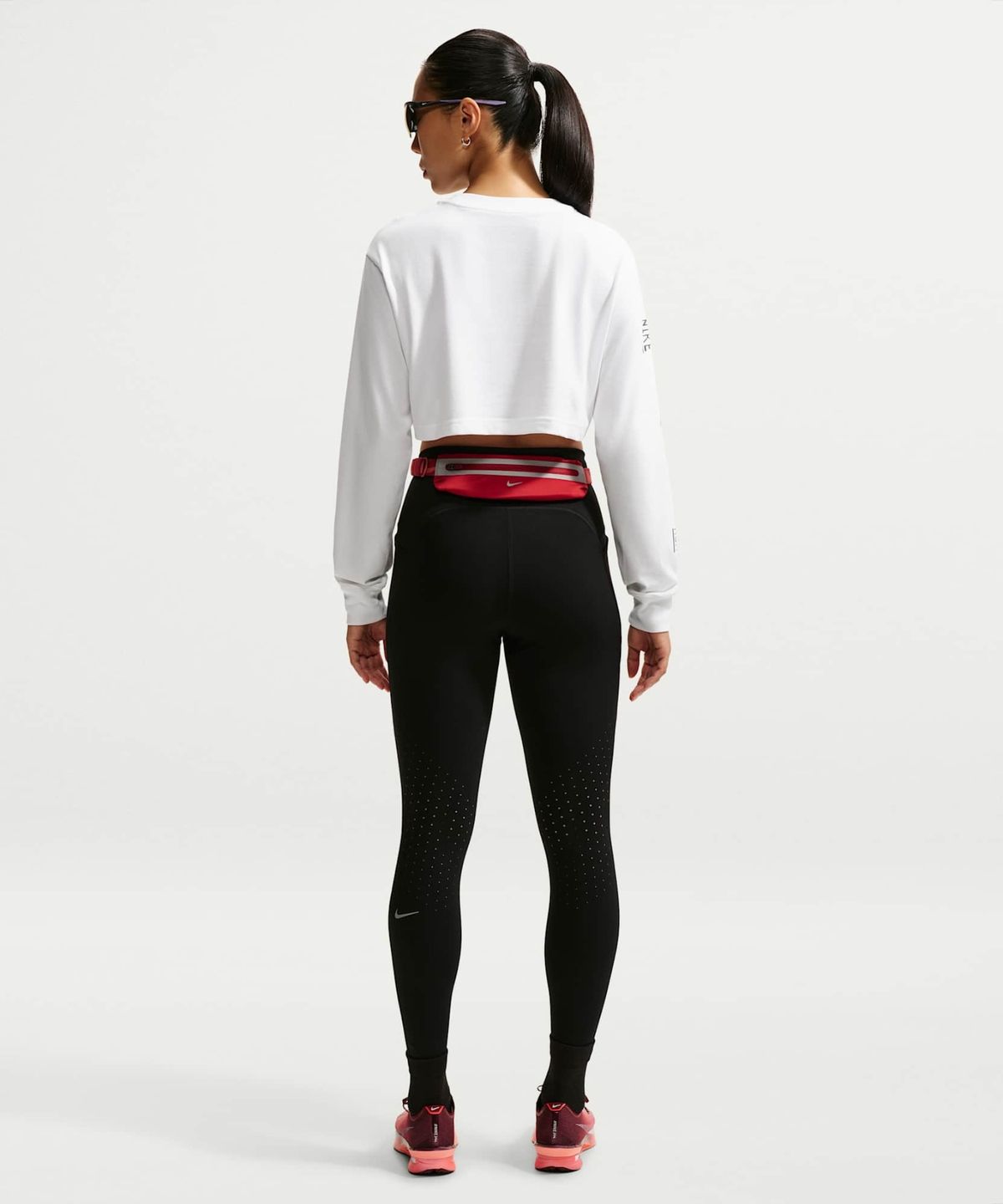 나이키(NIKE) 드라이 핏 슈퍼 크롭 긴소매 러닝 티셔츠 W - 화이트 / IM9086-100