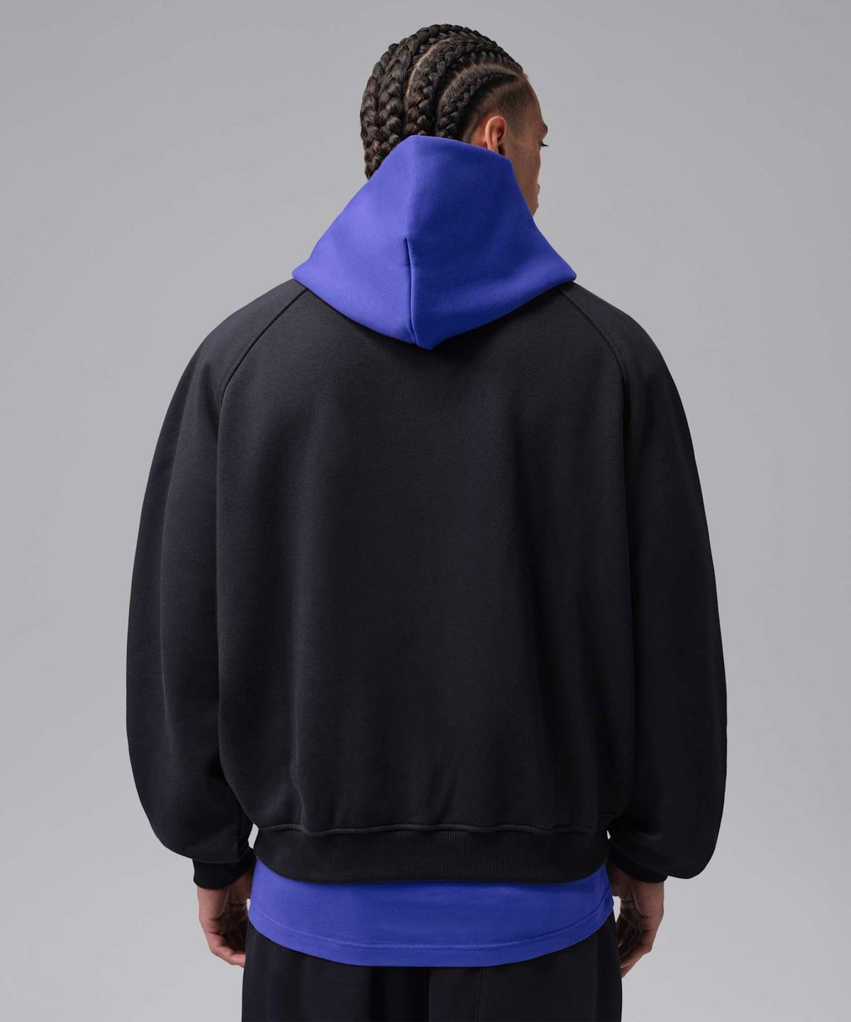 나이키(NIKE) 조던 브루클린 마운틴사이드 풀오버 후디 M - 블랙:라이트 콩코드:화이트 / IM9875-010