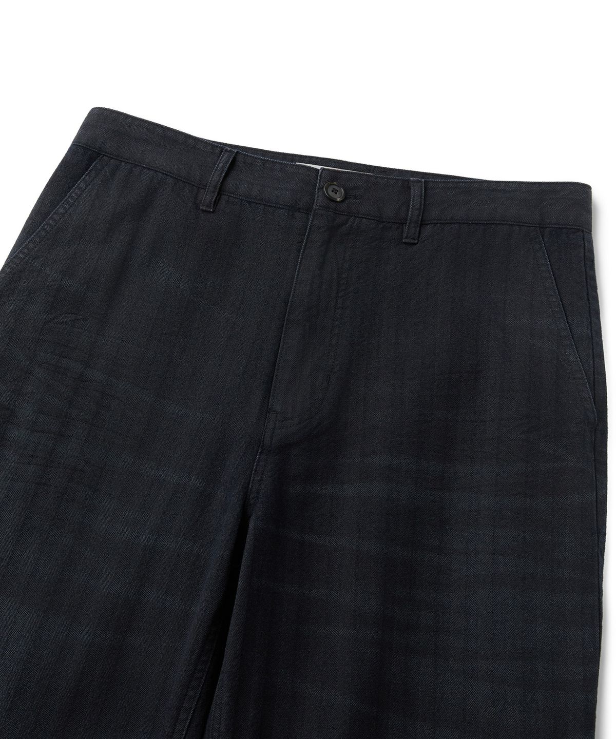 엠엠아이씨(MMIC) RIDGE HERRINGBONE PANTS (NAVY)
