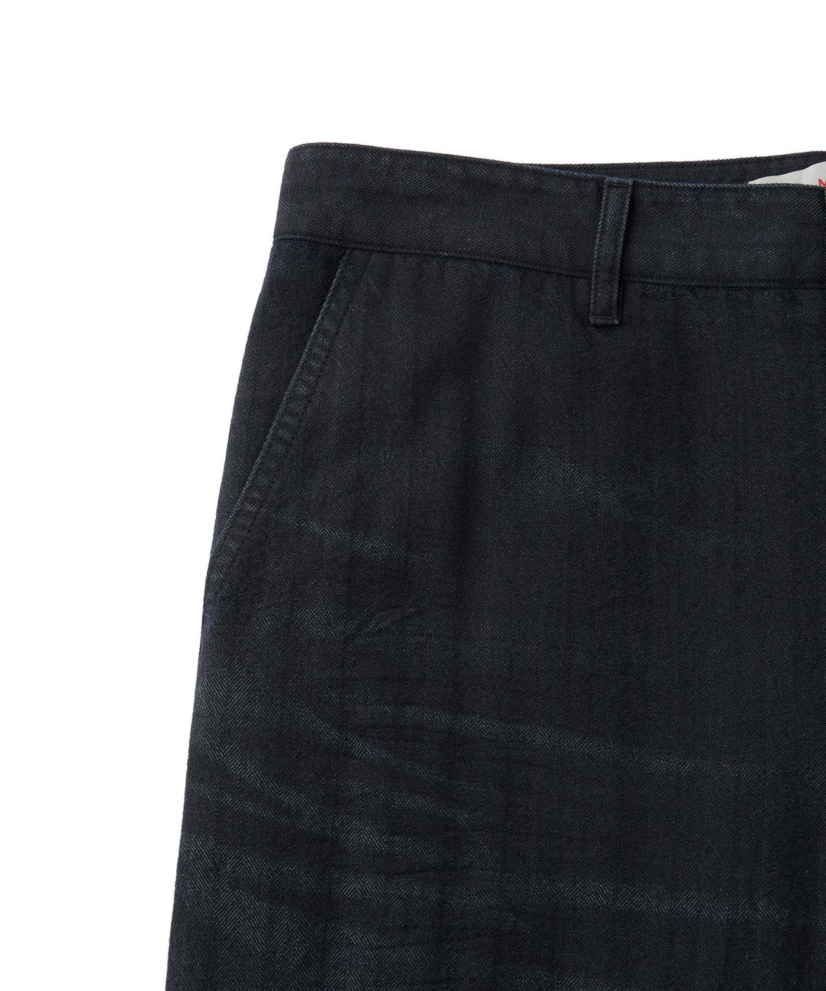 엠엠아이씨(MMIC) RIDGE HERRINGBONE PANTS (NAVY)