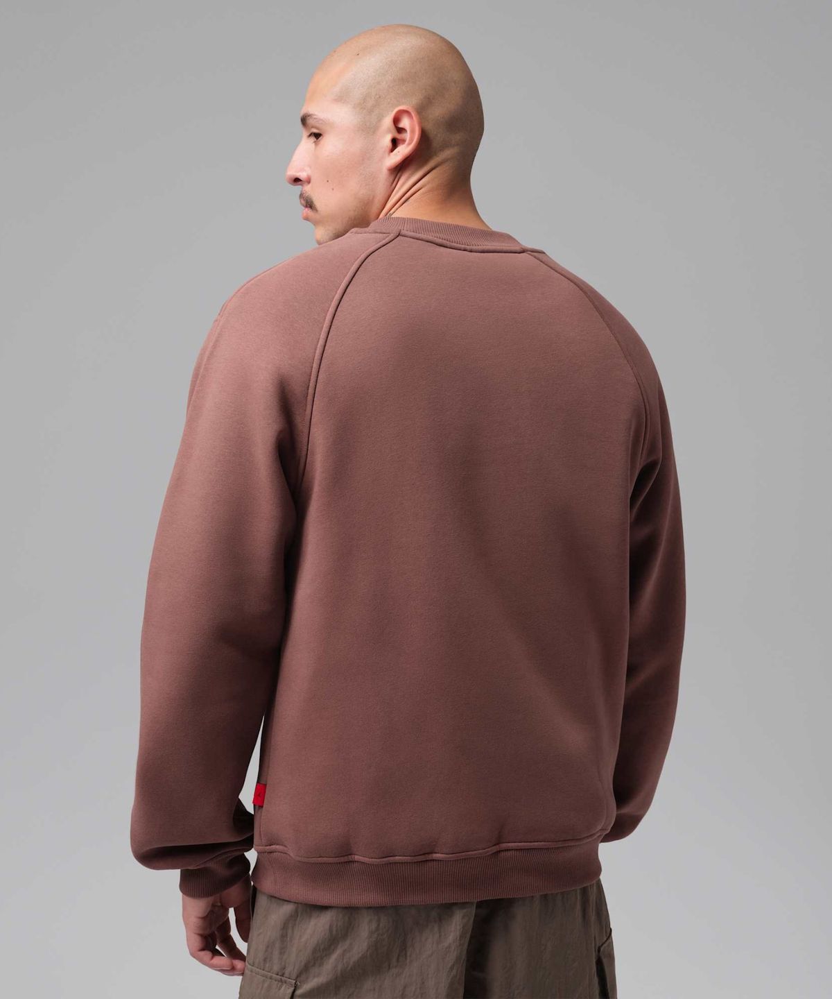나이키(NIKE) 조던 브루클린 크루넥 스웻셔츠 M - 포너 브라운:유니버시티 레드 / IU0255-265