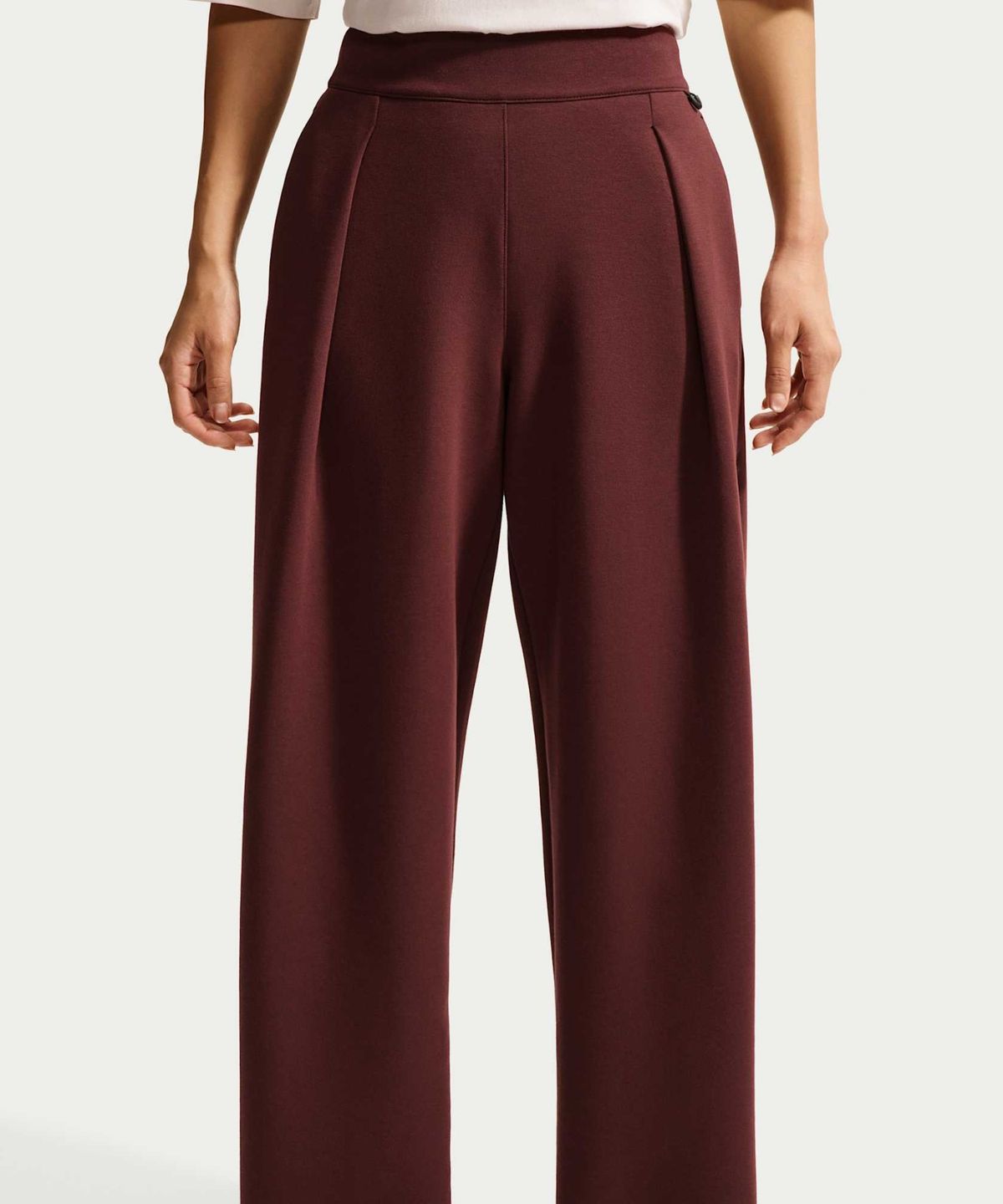 나이키(NIKE) 24.7 임파서블리소프트 드라이 핏 하이웨이스트 와이드 레그 팬츠 W - 미스틱 데이츠:라이트 볼더 / IZ5714-658