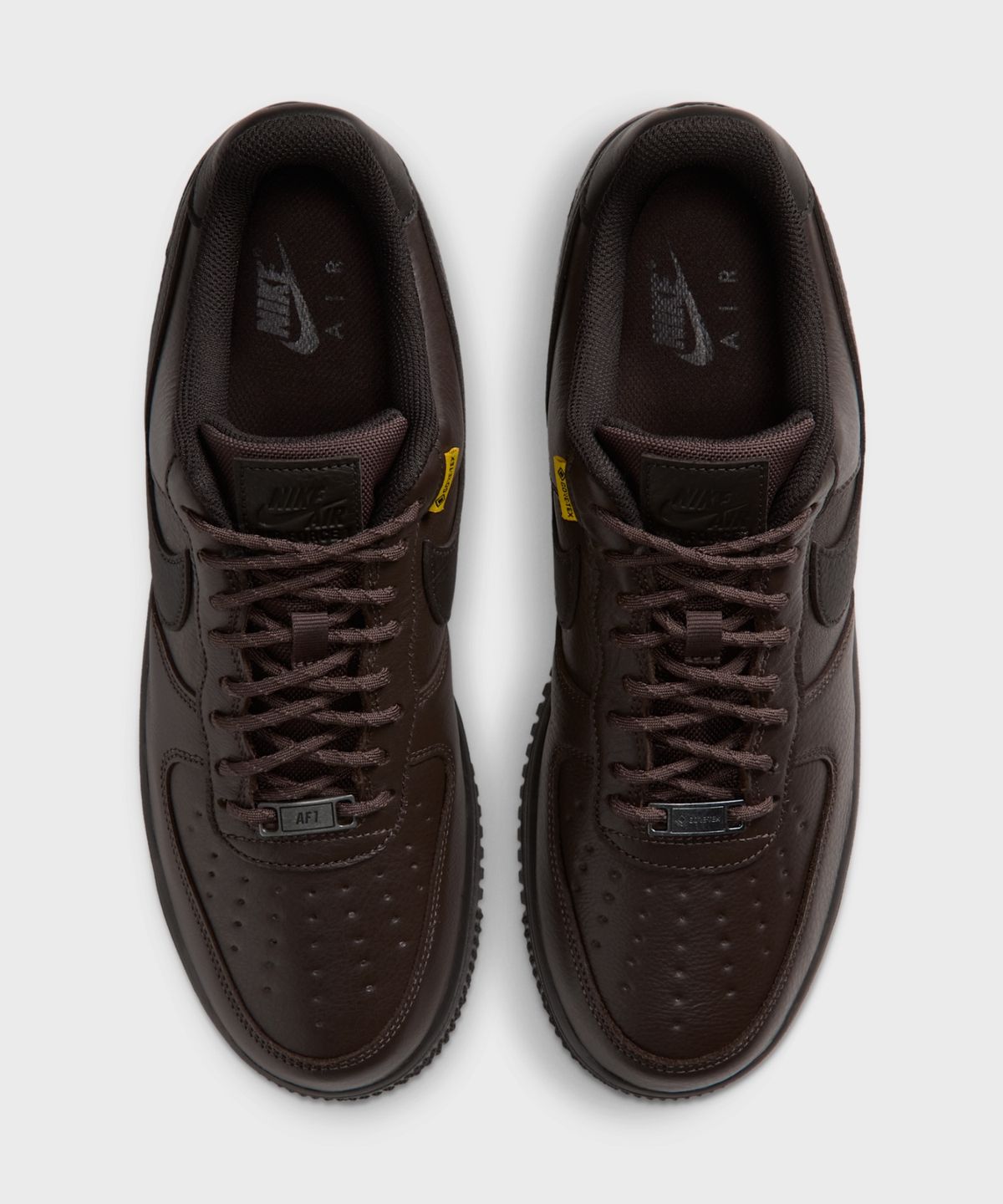 나이키(NIKE) 에어 포스 1 GORE-TEX 비브람 M - 바로크 브라운:스피드 옐로우:유니버시티 레드:쉐도우 헤더 / HV5953-200