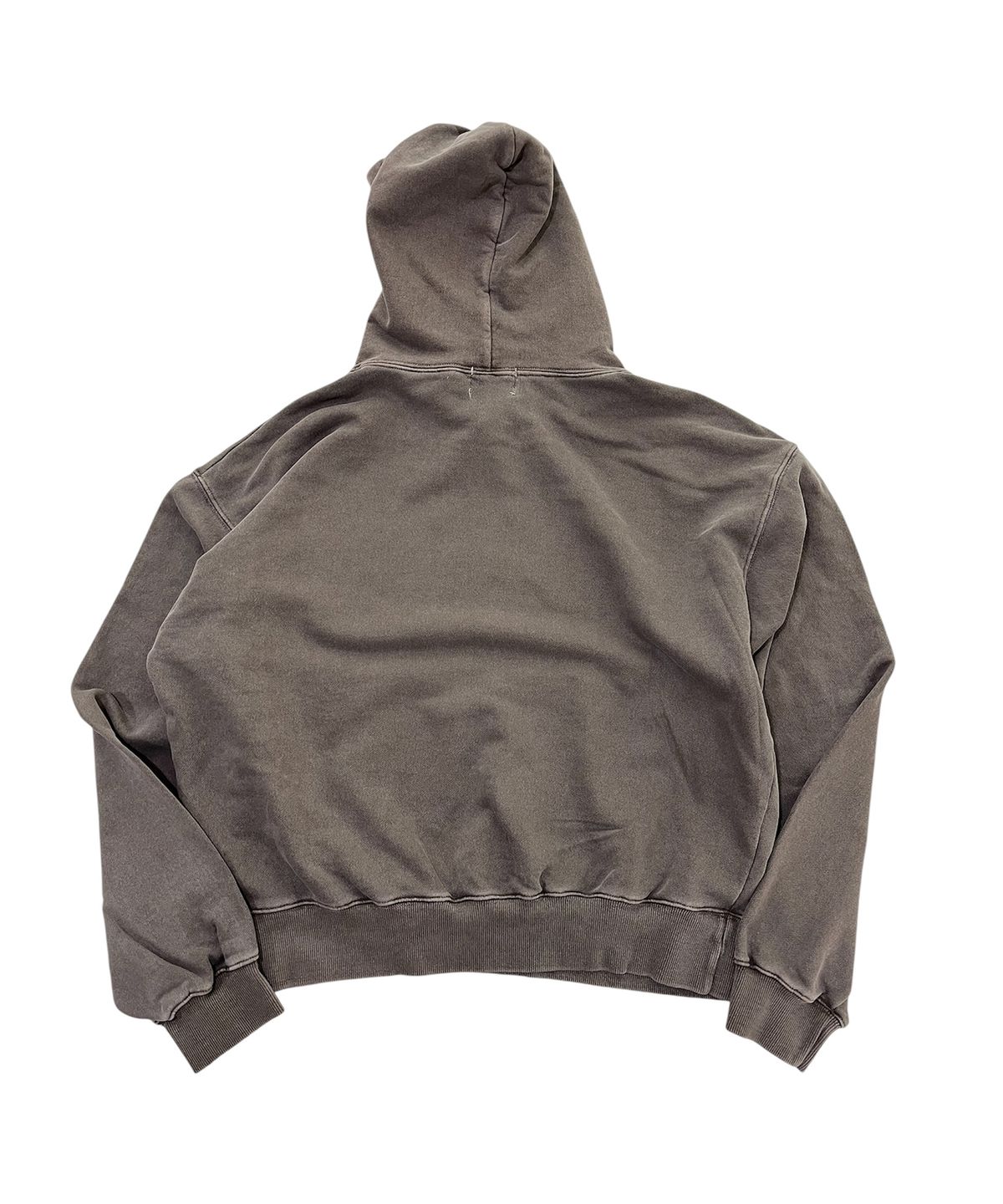 스케이터락(SK8ER ROCK) Collage Lettering Pigment Hoodie (Brown)