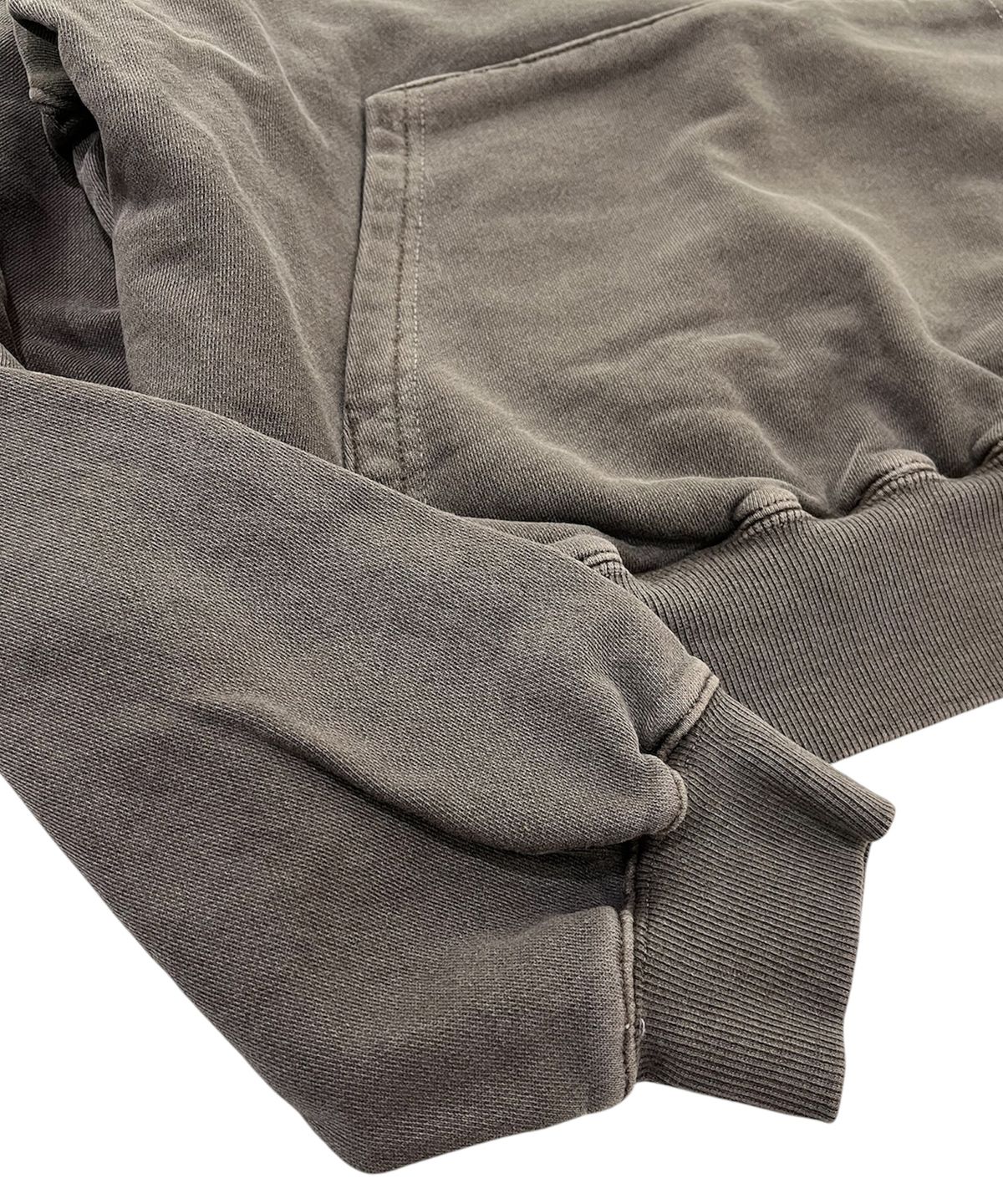 스케이터락(SK8ER ROCK) Collage Lettering Pigment Hoodie (Brown)