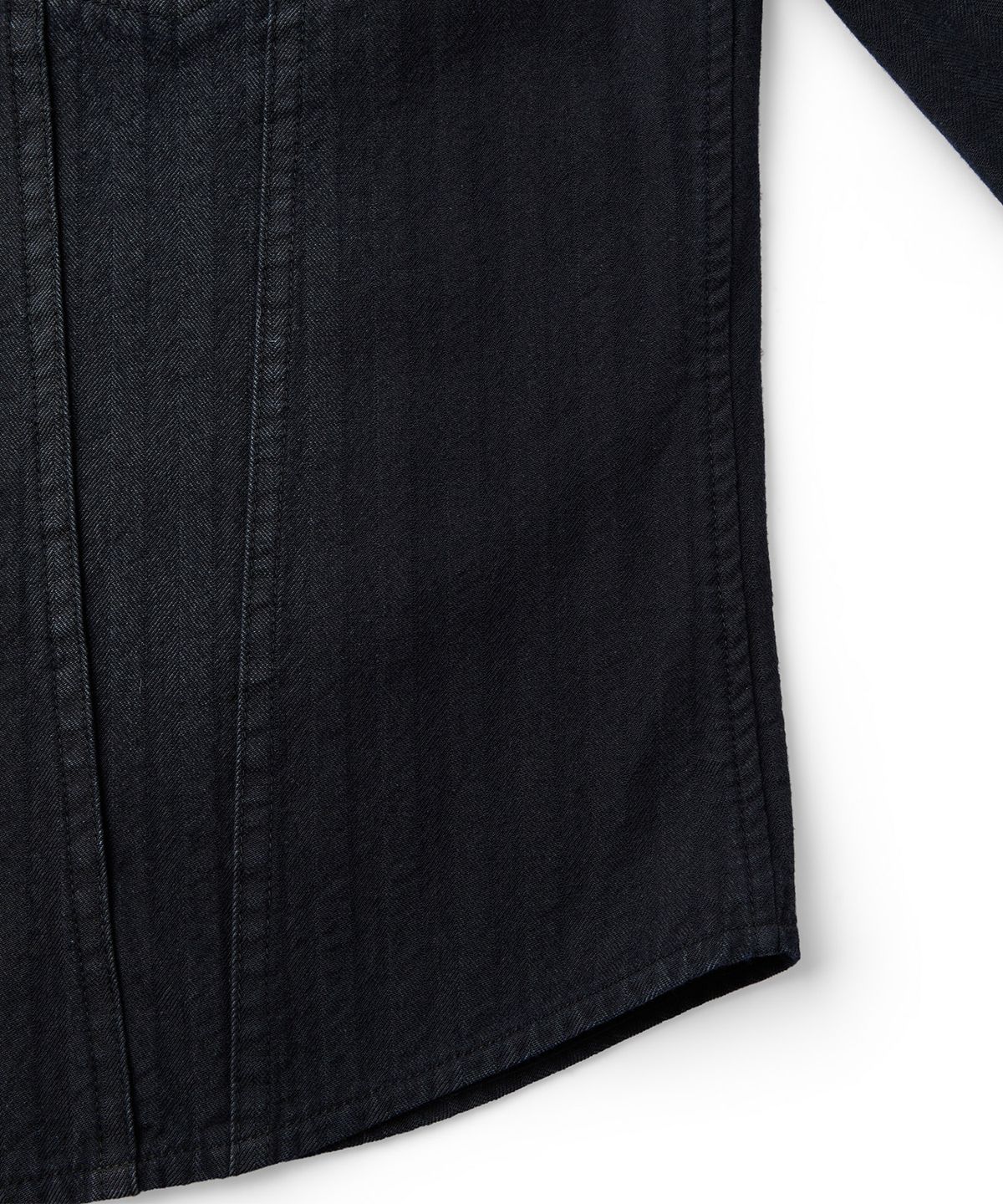 엠엠아이씨(MMIC) RIDGE HERRINGBONE SHIRT (NAVY)