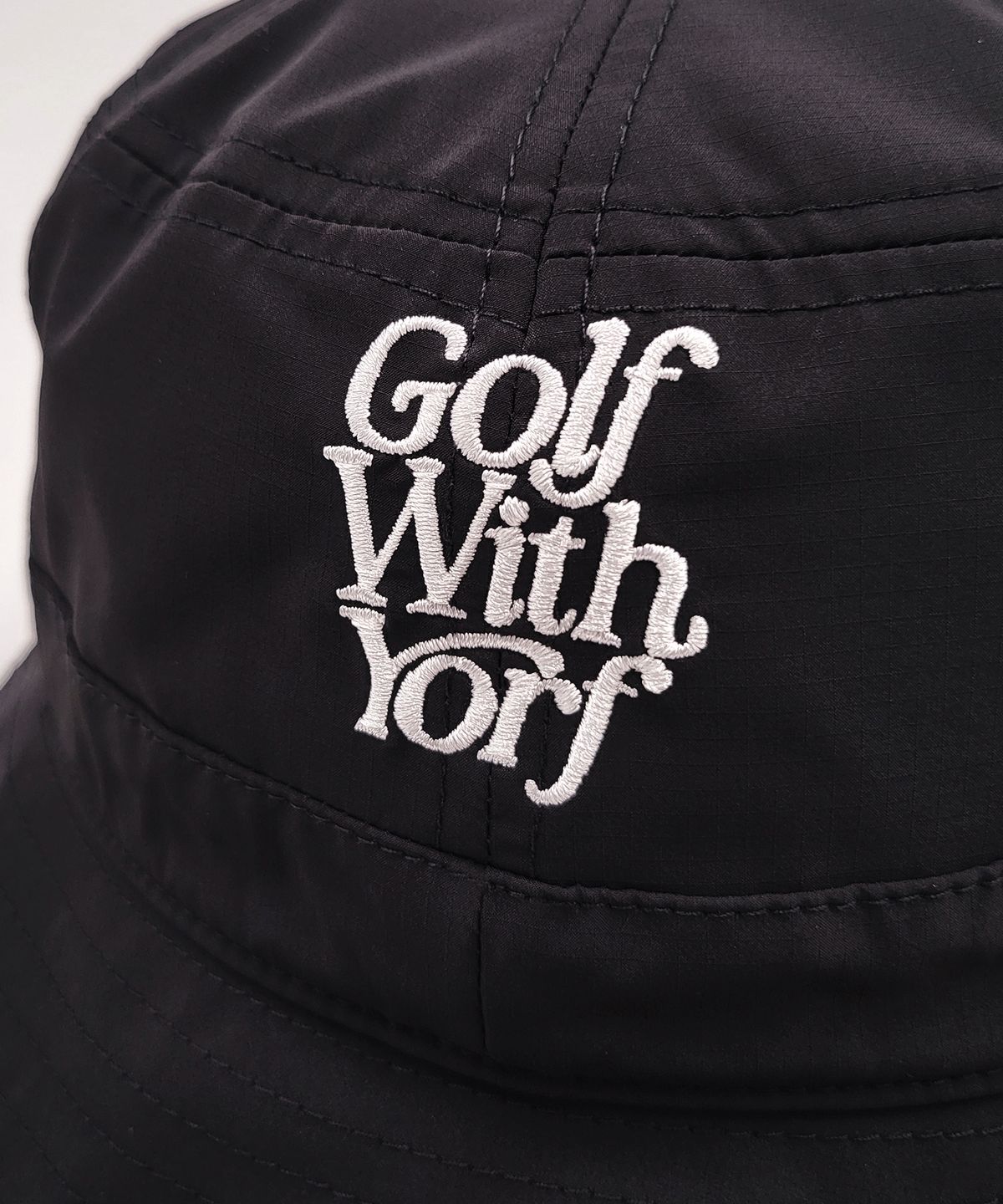 욜프(YORF) YORF LOGO POINT FISHING HAT BLACK 로고 포인트 피싱햇 블랙