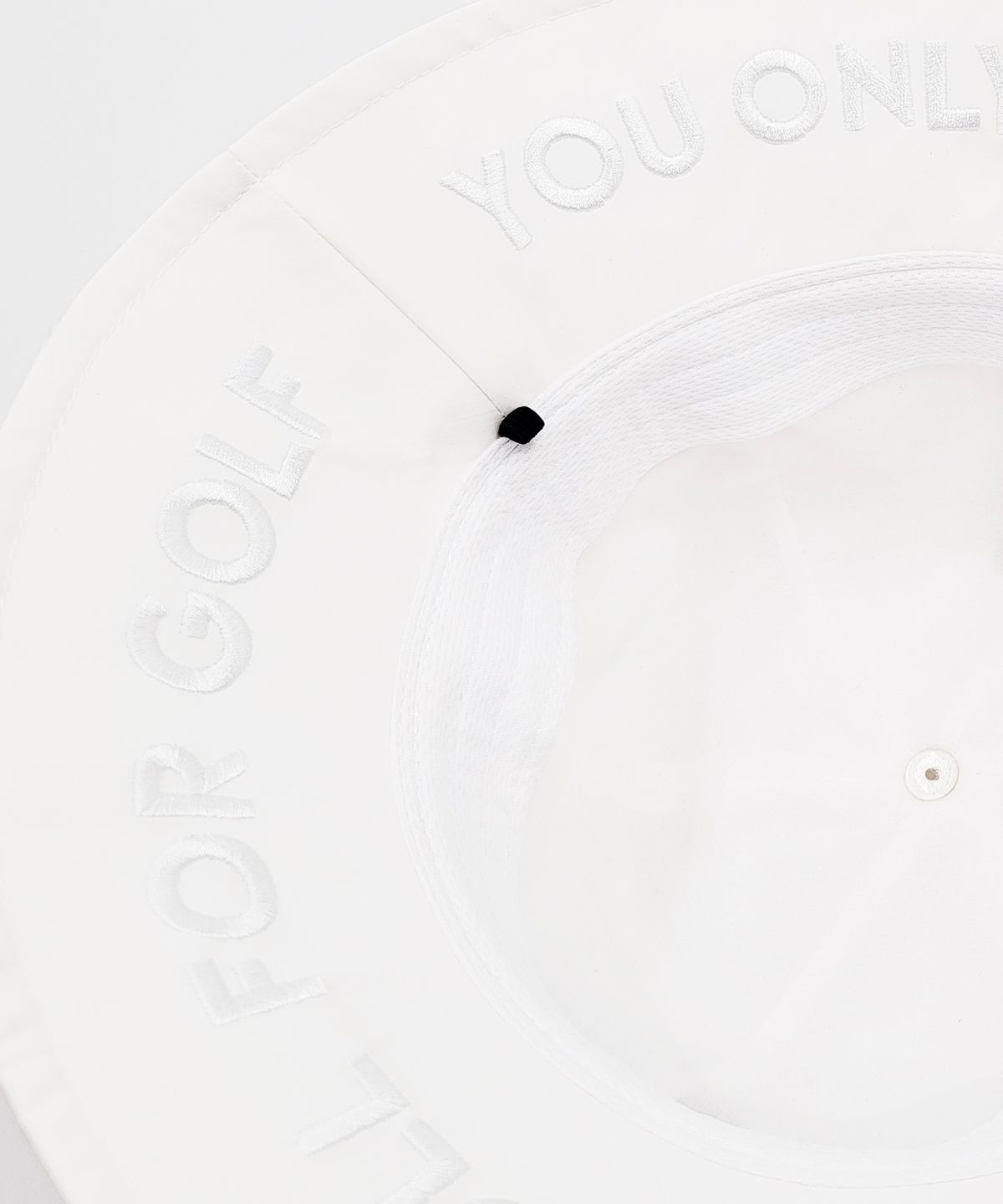 욜프(YORF) YORF LOGO POINT FISHING HAT WHITE 로고 포인트 피싱햇 화이트