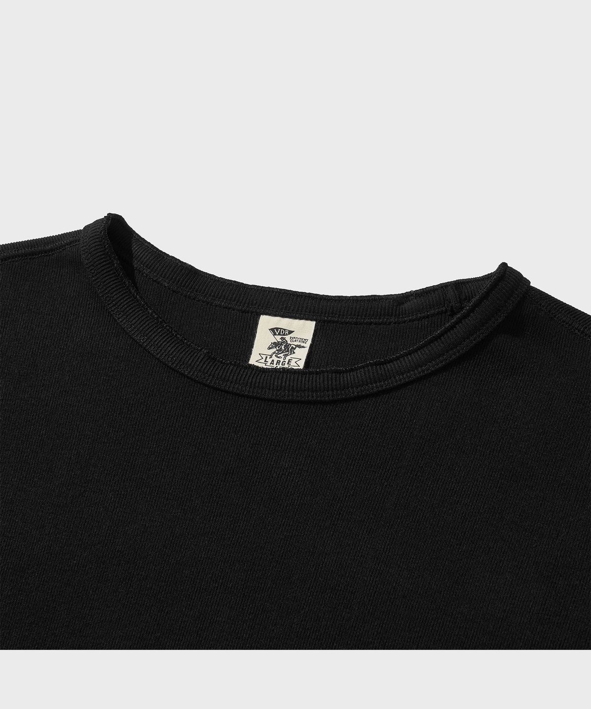 비디알(VDR) ROUGH CREWNECK [Black]