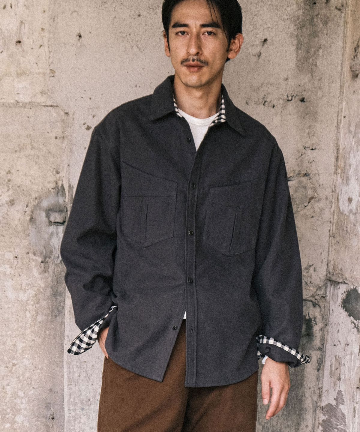 비디알(VDR) WILDCAT SHIRT [Darkgray]