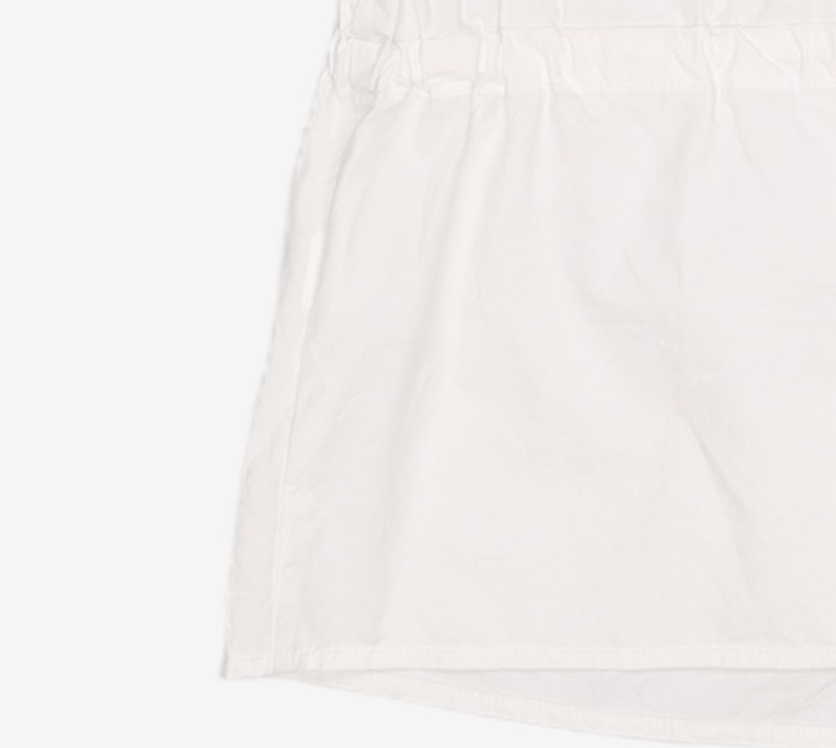 논로컬(NONLOCAL) Ribbon Shirring Puff Sleeve Blouse - White FREE