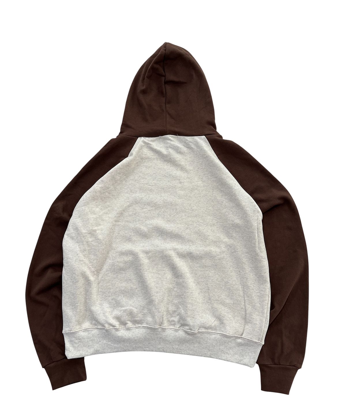 스케이터락(SK8ER ROCK) Collage Lettering Hoodie (oatmeal*brown)