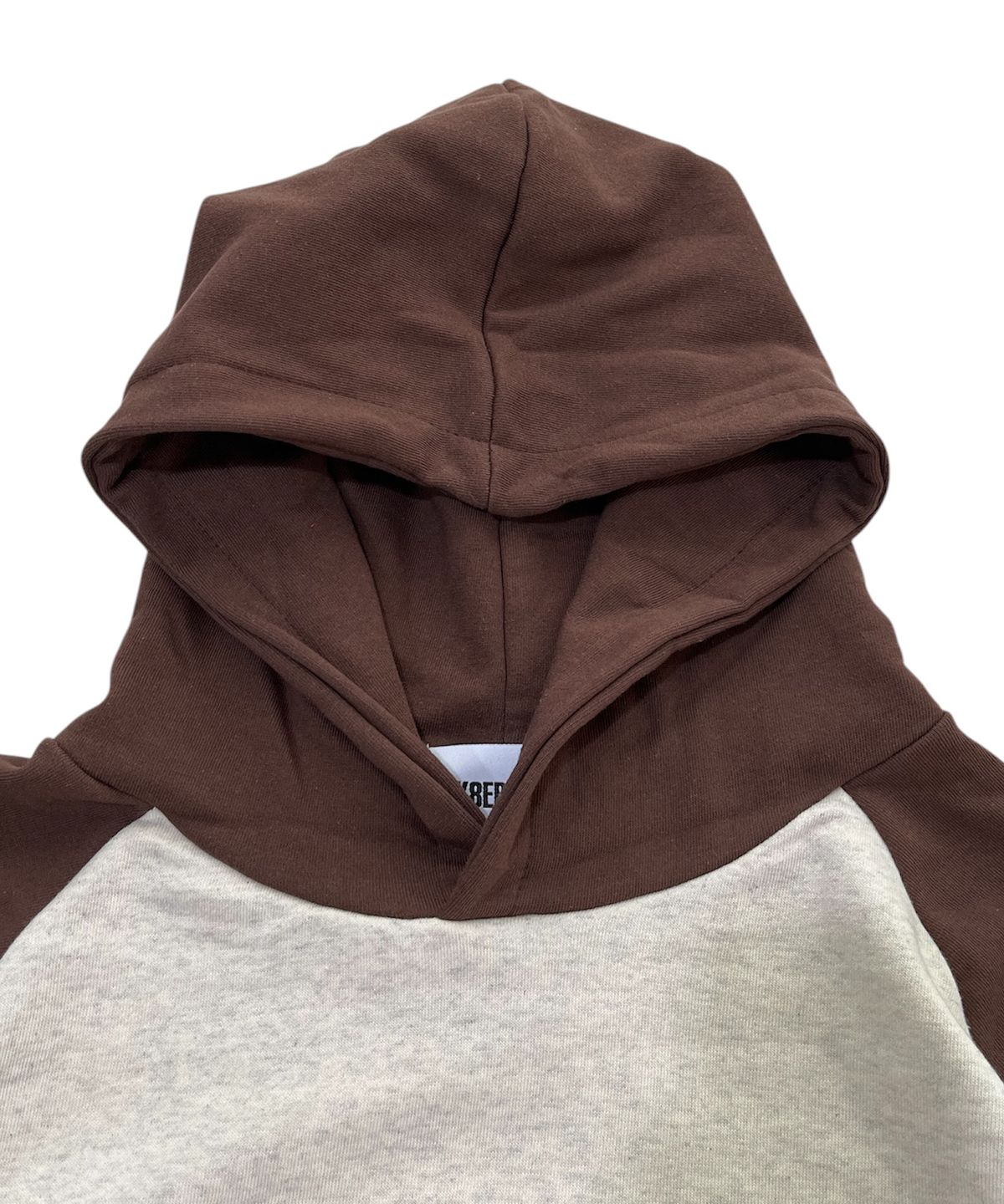 스케이터락(SK8ER ROCK) Collage Lettering Hoodie (oatmeal*brown)