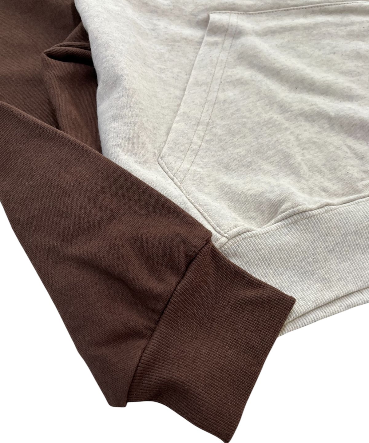 스케이터락(SK8ER ROCK) Collage Lettering Hoodie (oatmeal*brown)