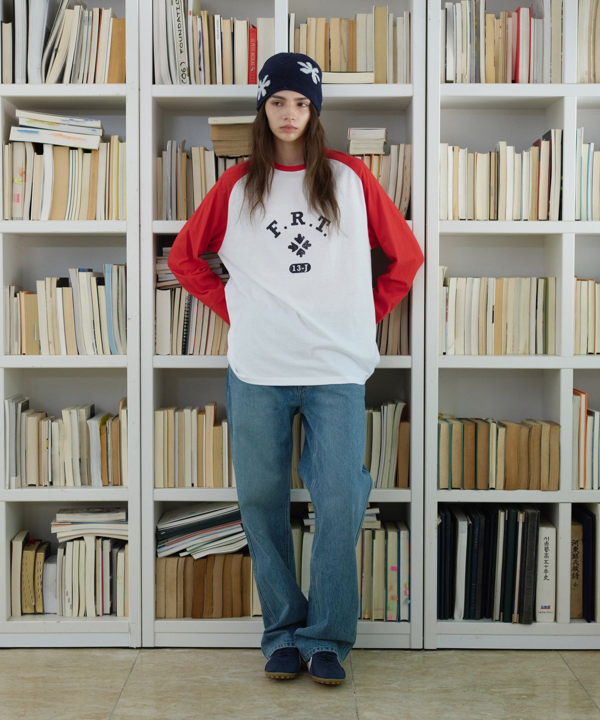 프리터(FRITUR) FRT Raglan T-shirt Red_F263TS16