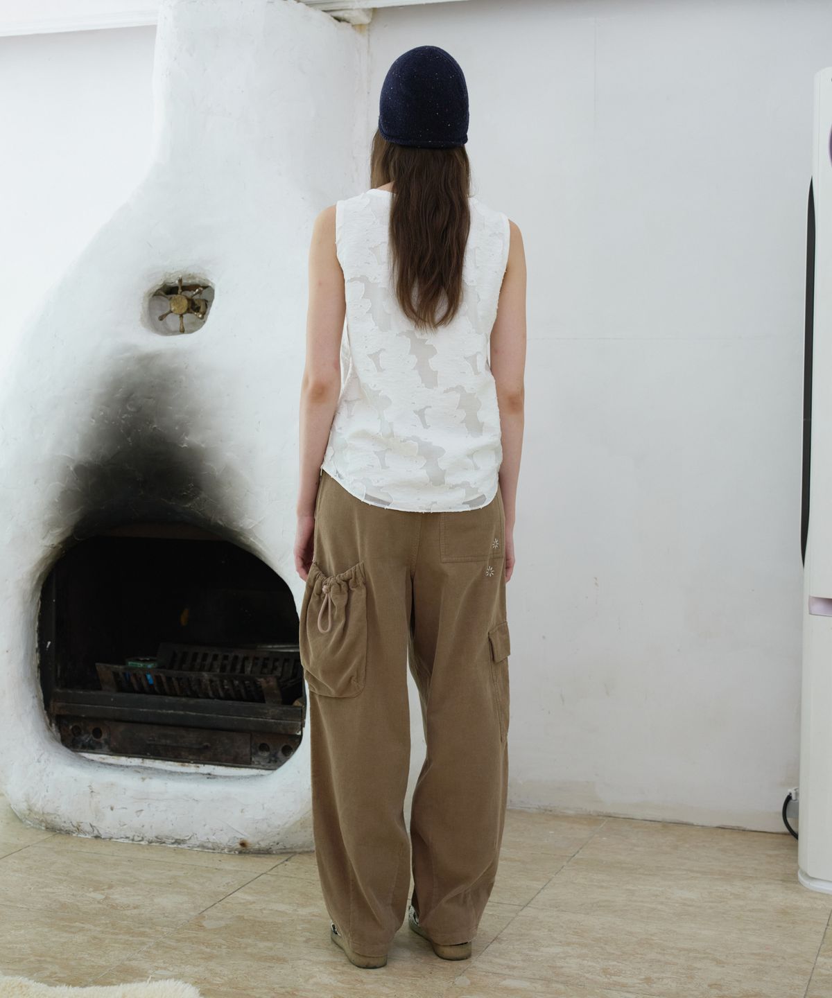 프리터(FRITUR) Kyoto Cargo Pants Camel_F263PT02