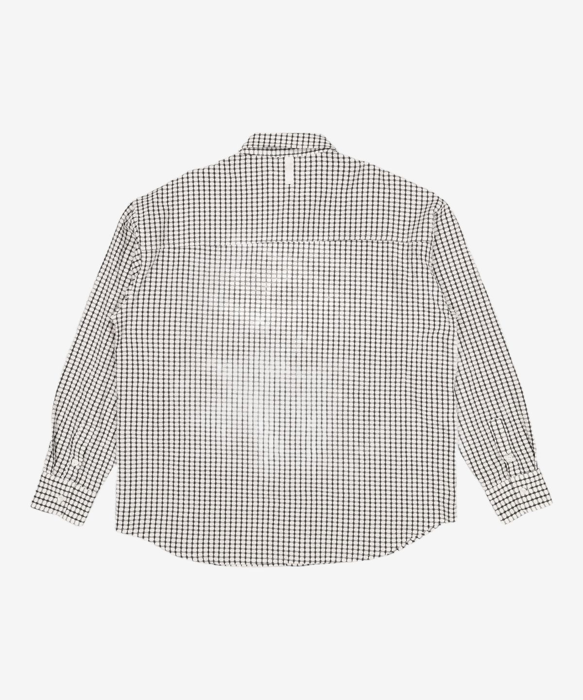 노매뉴얼(NOMANUAL) SQUARE WORLD SHIRT - WHITE L