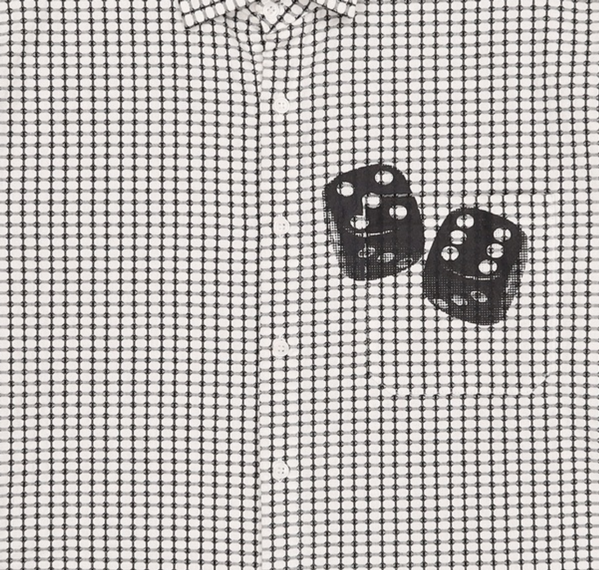 노매뉴얼(NOMANUAL) SQUARE WORLD SHIRT - WHITE L