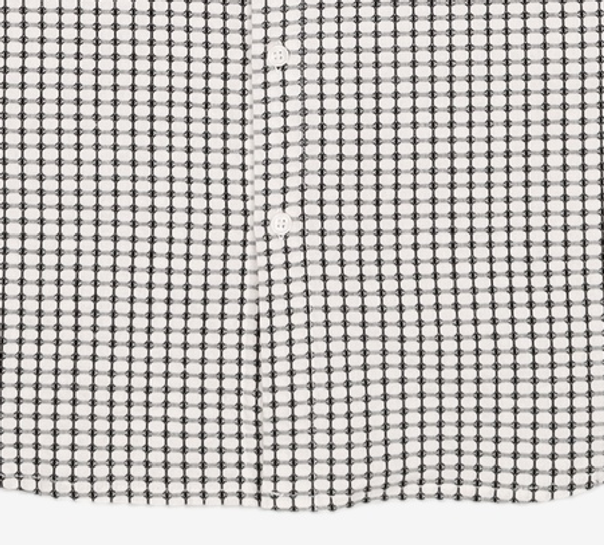 노매뉴얼(NOMANUAL) SQUARE WORLD SHIRT - WHITE L