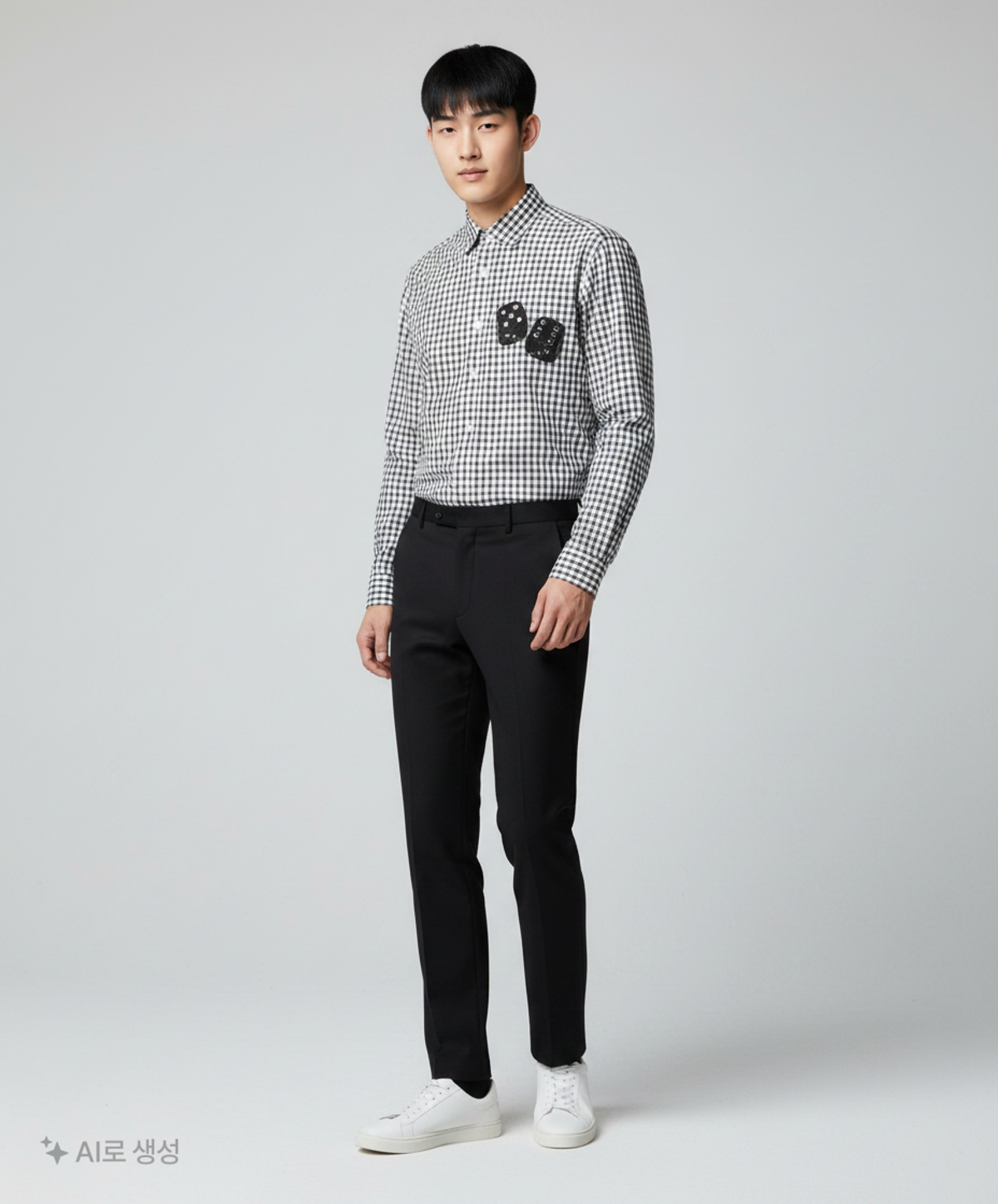 노매뉴얼(NOMANUAL) SQUARE WORLD SHIRT - WHITE L