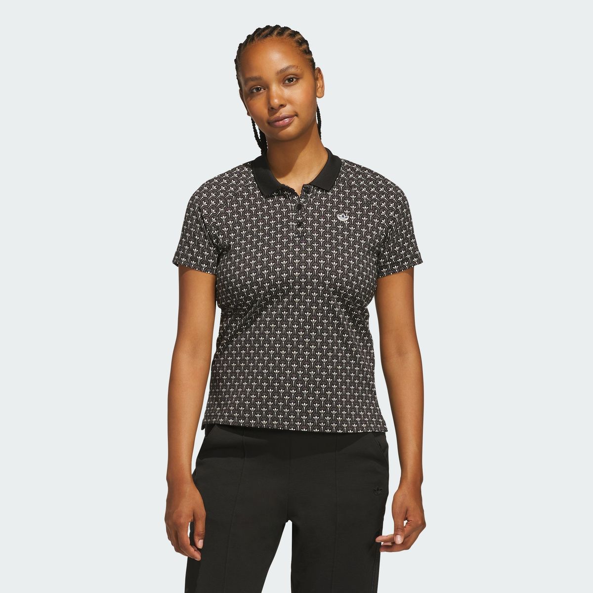 아디다스 골프(ADIDAS GOLF) 오리지널스 올 오버 트레포일 폴로 KS5768