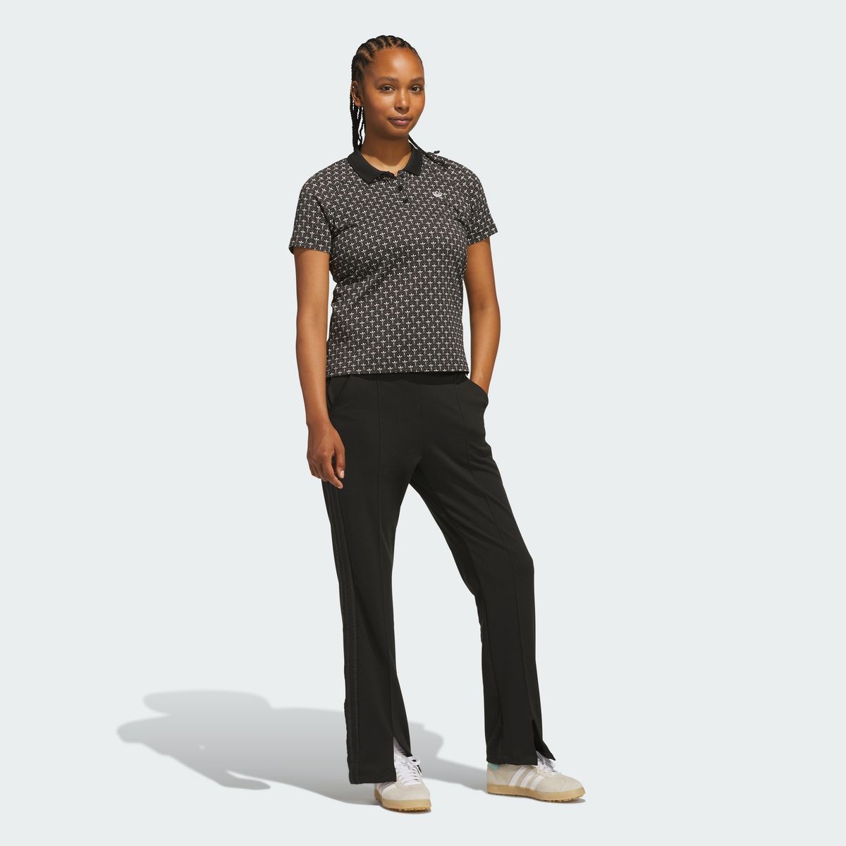 아디다스 골프(ADIDAS GOLF) 오리지널스 올 오버 트레포일 폴로 KS5768