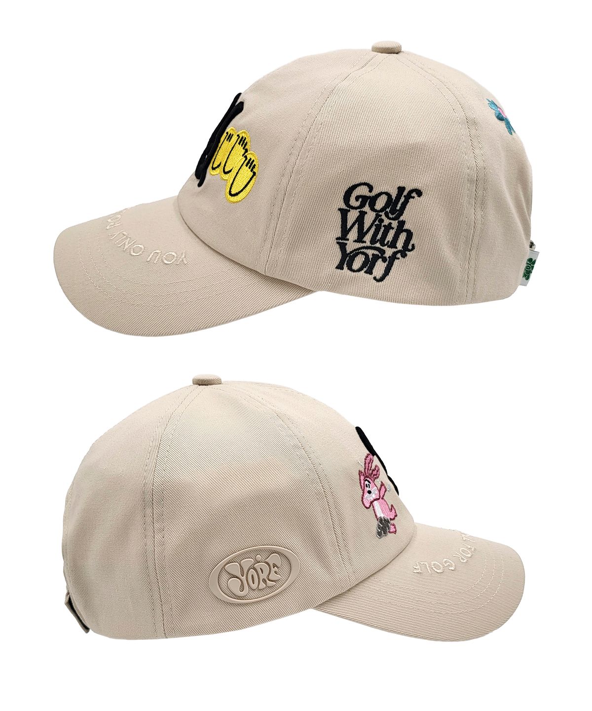 욜프(YORF) YORF TWILL SPORTS CAP BEIGE 트윌 스포츠 볼캡 베이지