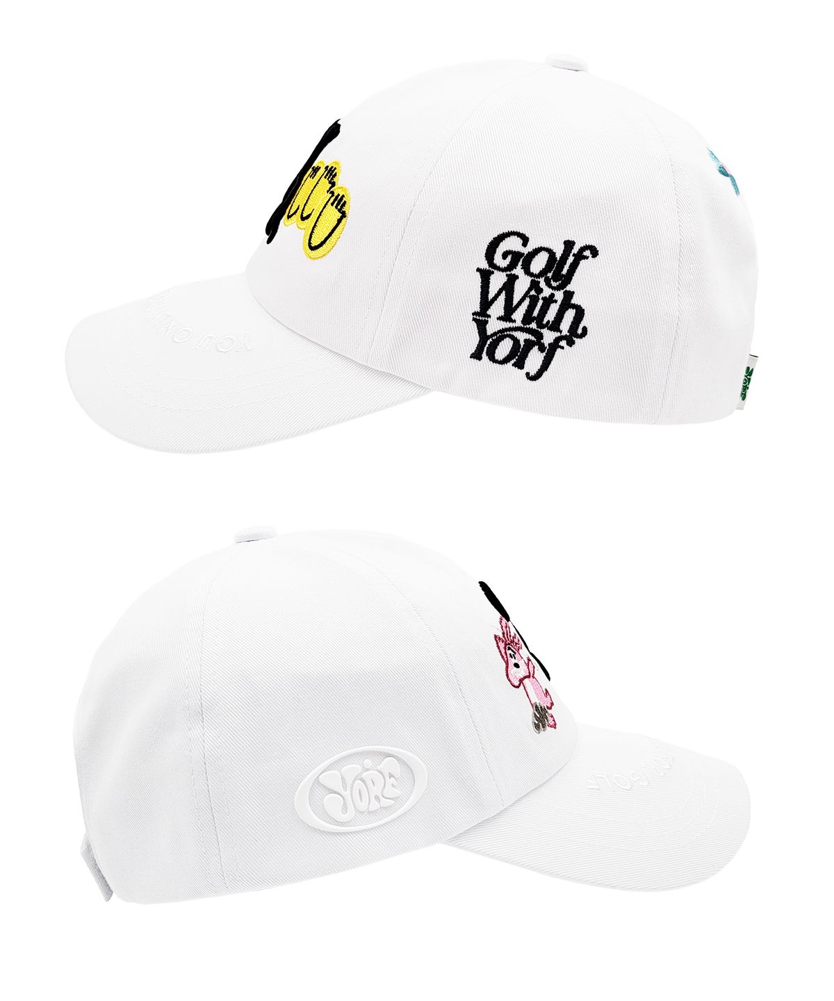 욜프(YORF) YORF TWILL SPORTS CAP WHITE 트윌 스포츠 볼캡 화이트