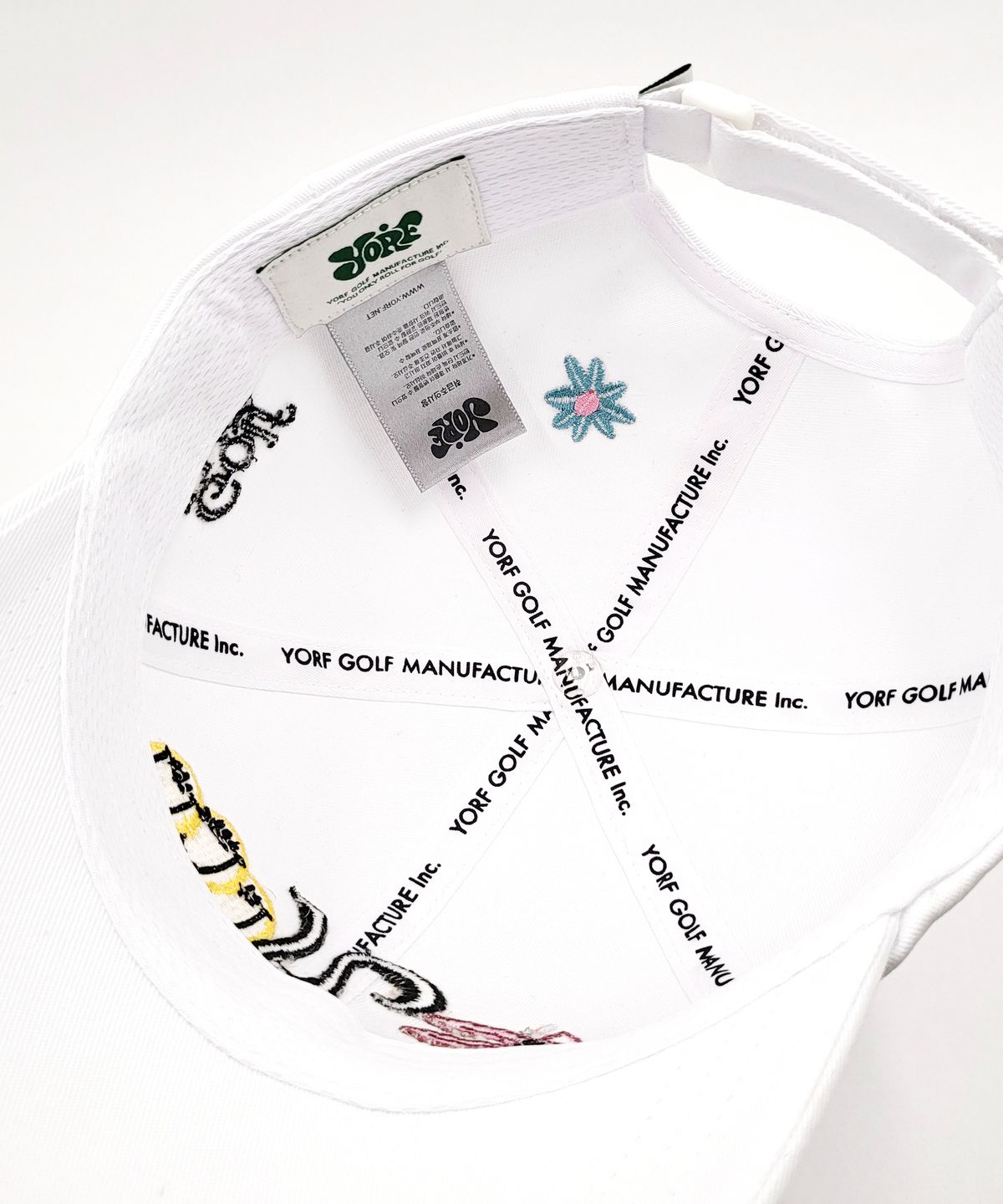 욜프(YORF) YORF TWILL SPORTS CAP WHITE 트윌 스포츠 볼캡 화이트