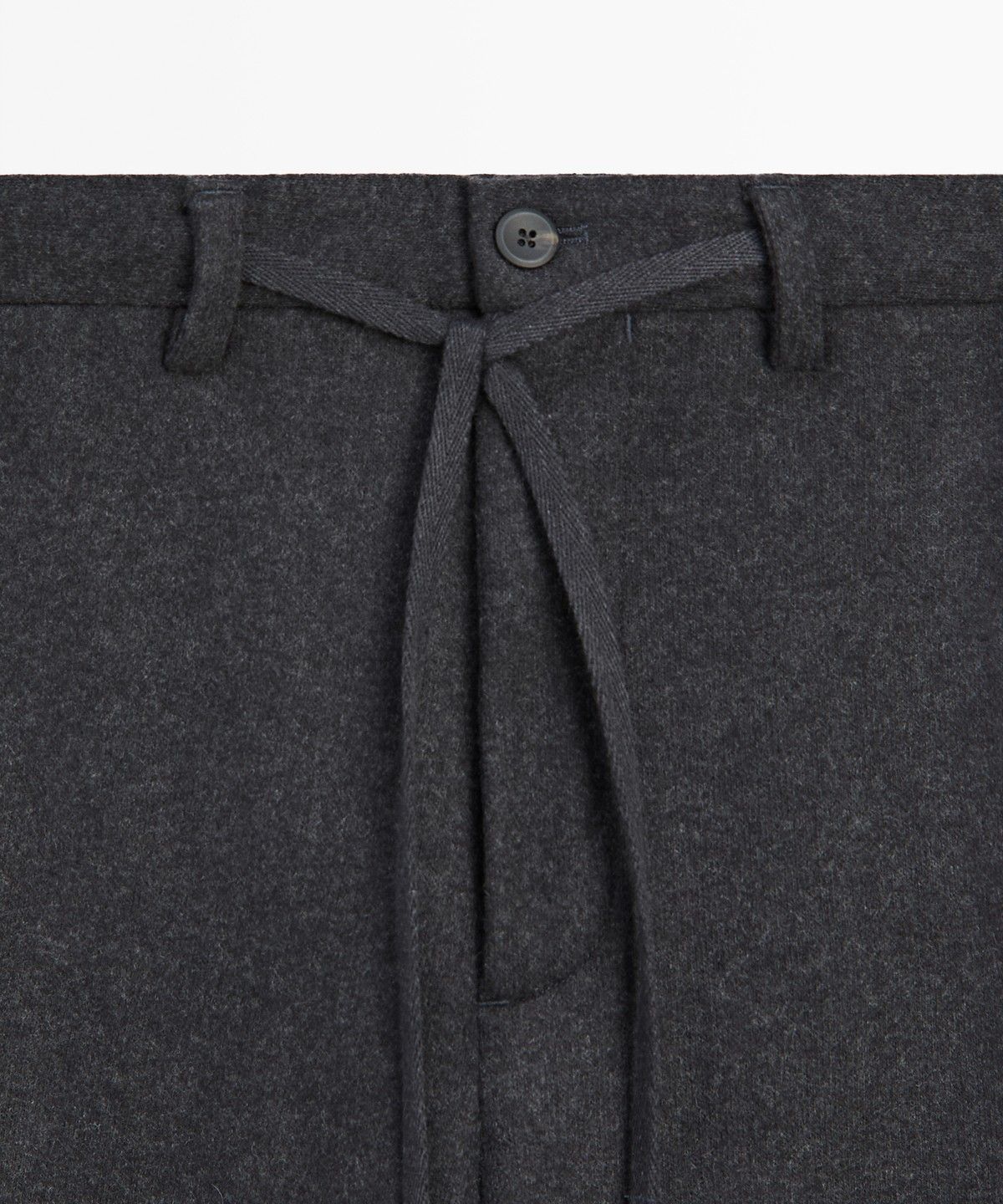 마시모두띠(MASSIMO DUTTI) 100% 울 토탈 룩 팬츠