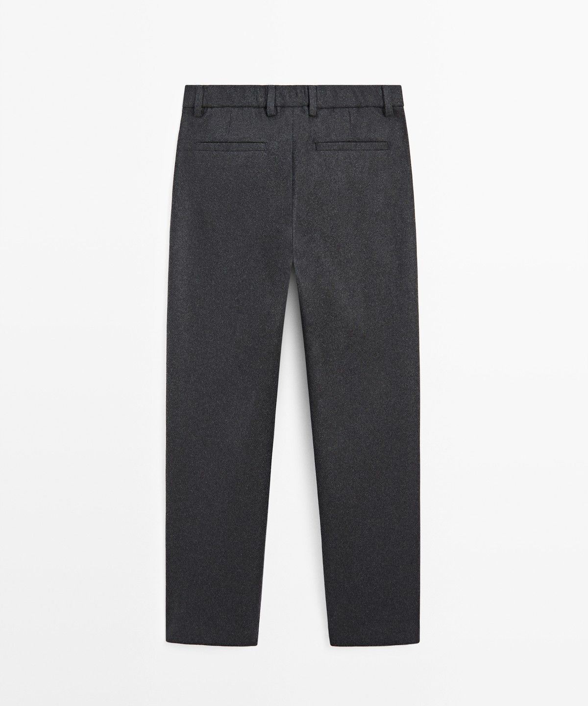 마시모두띠(MASSIMO DUTTI) 100% 울 토탈 룩 팬츠