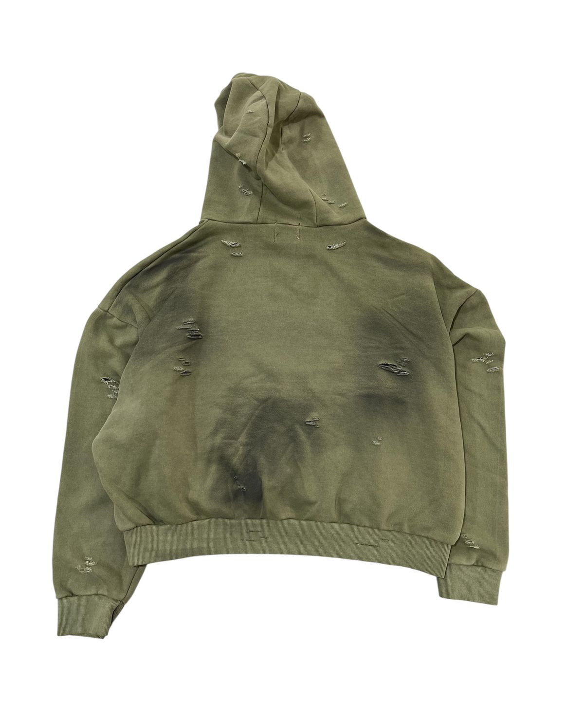 스케이터락(SK8ER ROCK) Lost Archive Grunge Hoodie (Khaki)