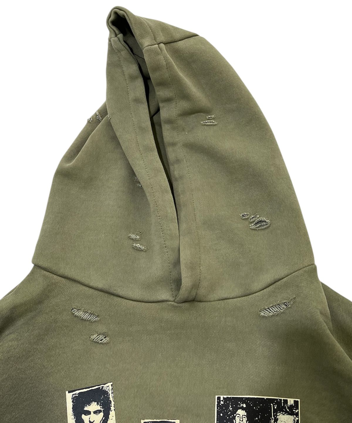 스케이터락(SK8ER ROCK) Lost Archive Grunge Hoodie (Khaki)