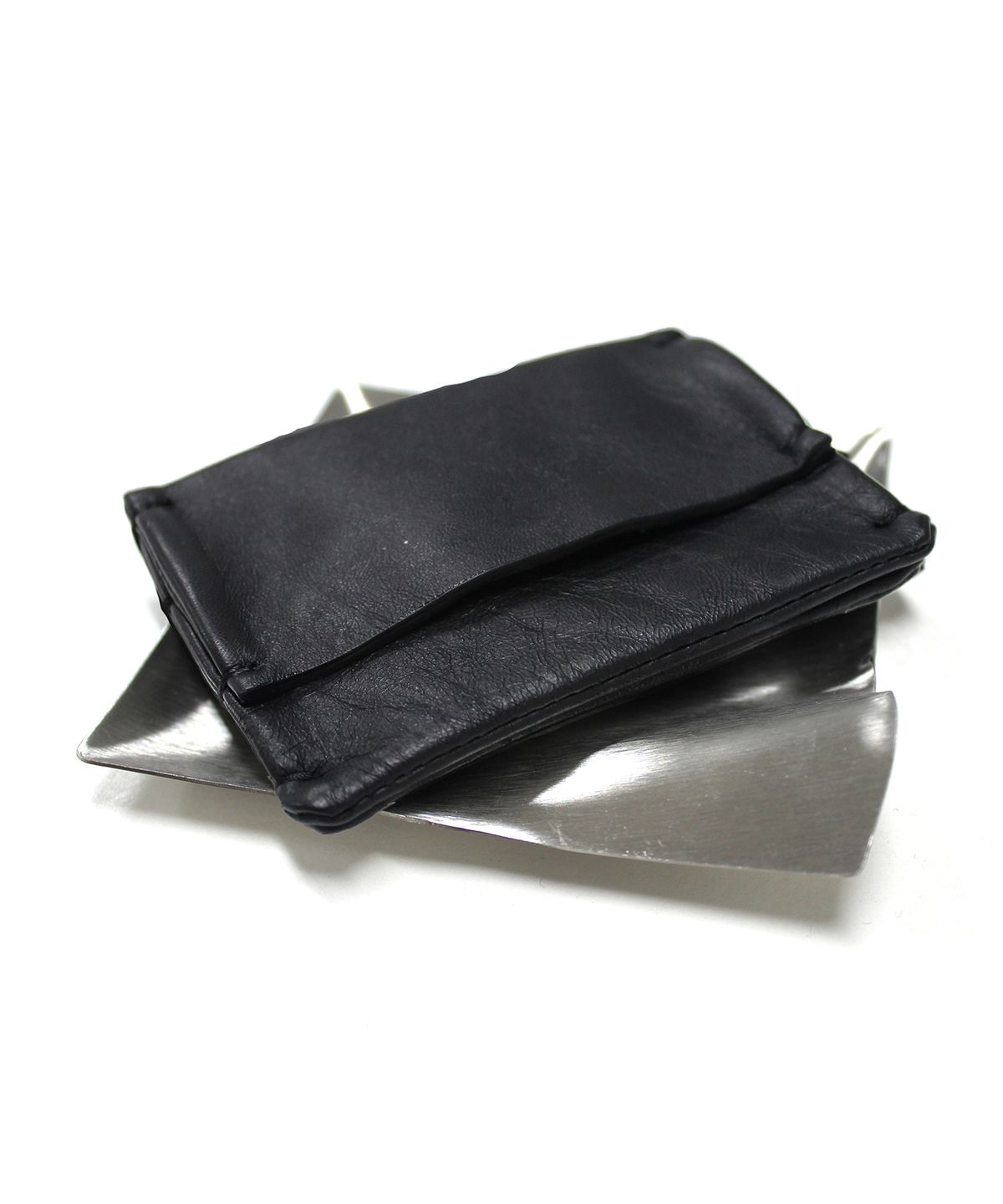 에크라(ECHRA) loop card holder [rough black]