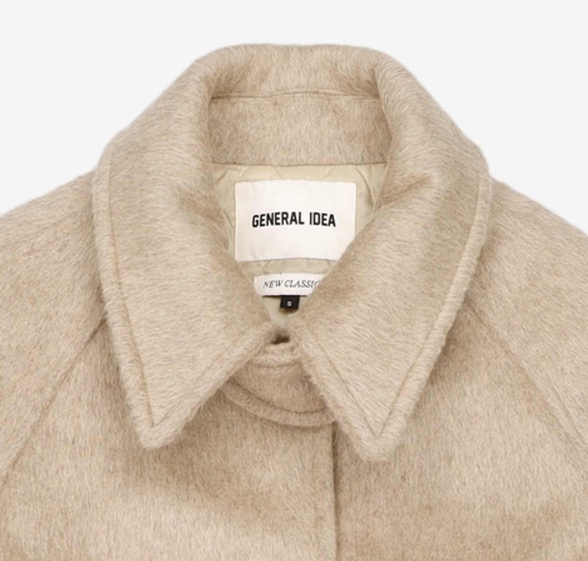 제너럴 아이디어(GENERAL IDEA) 울 블렌드 발마칸 코트 [BEIGE] / WBD4L10514 S
