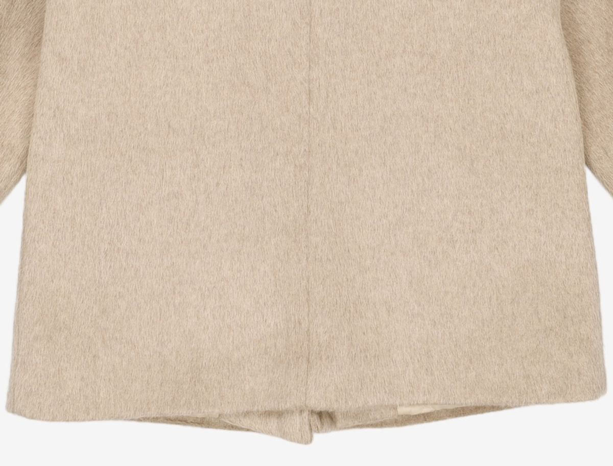 제너럴 아이디어(GENERAL IDEA) 울 블렌드 발마칸 코트 [BEIGE] / WBD4L10514 S