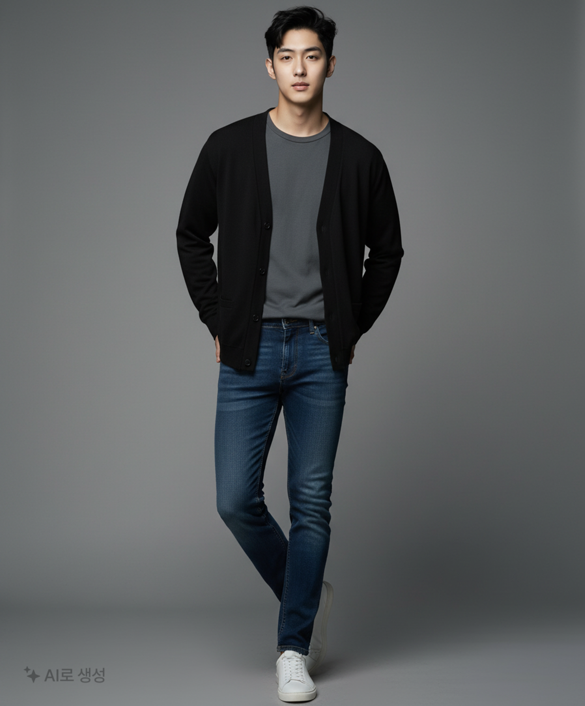 앨빈클로(ALVINCLO) 카디건 L