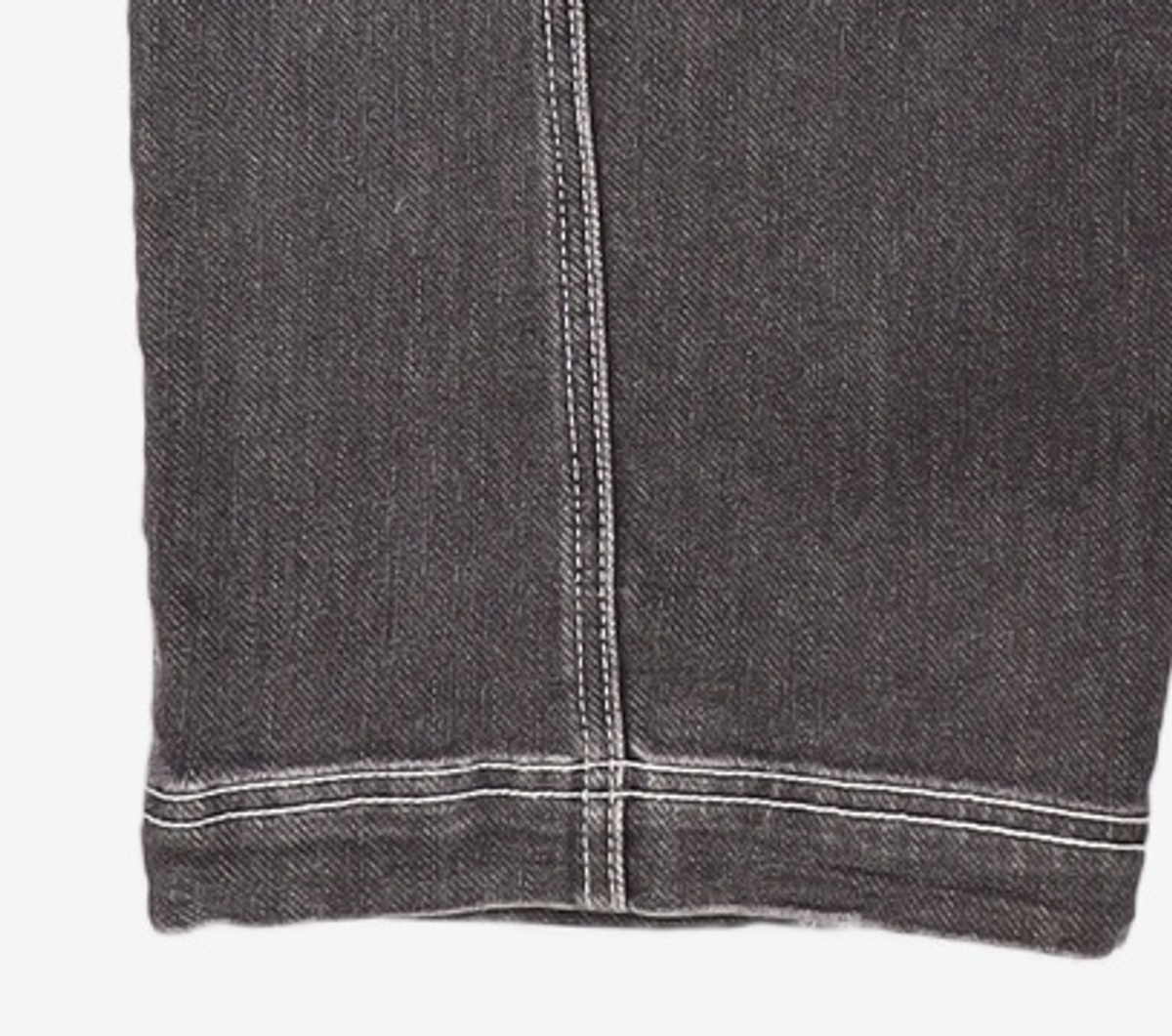 메종미네드(MAISON MINED) CURVED LINE STRING DENIM PANTS BLACK 50
