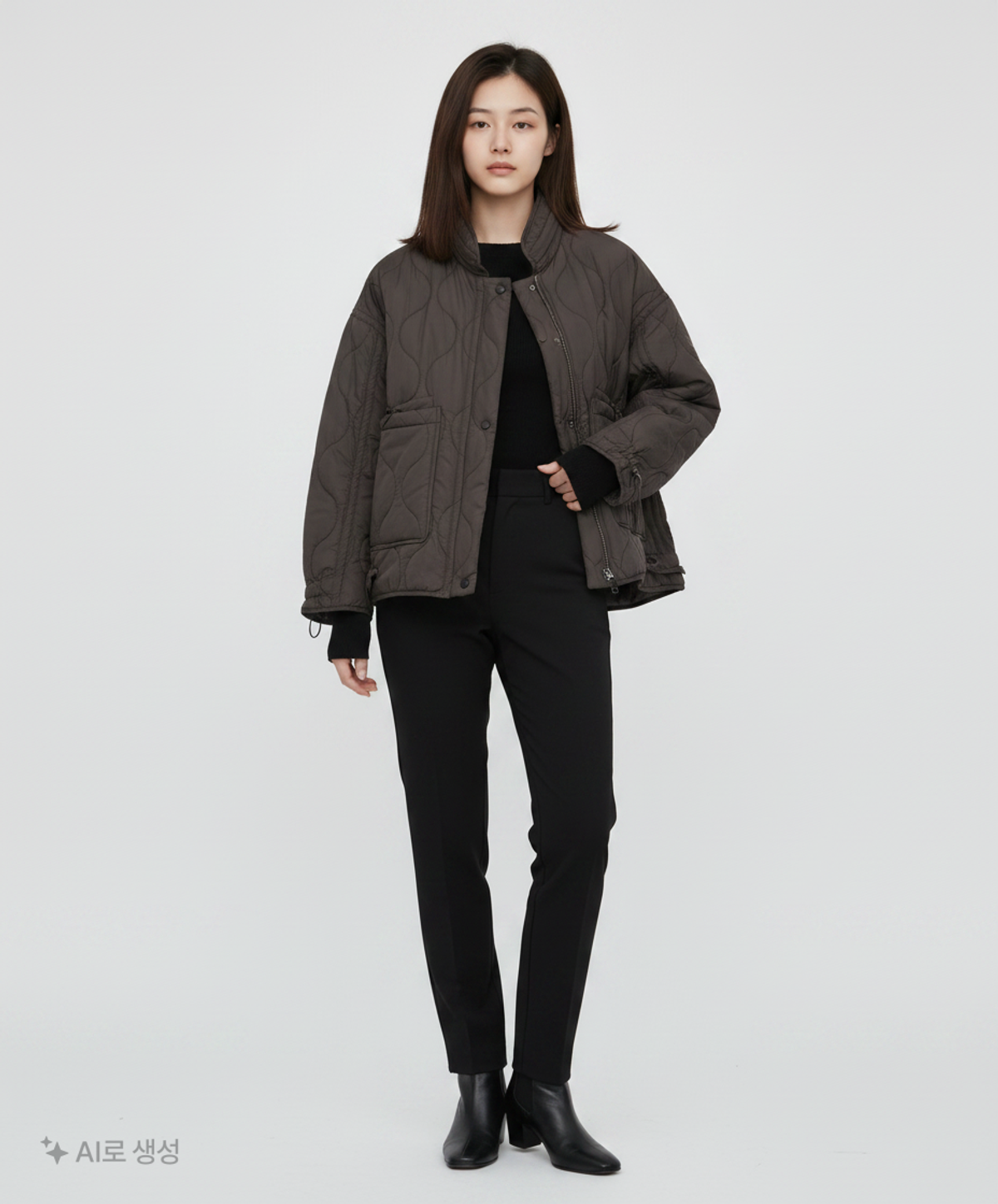자라(ZARA) 숏 패딩/숏 헤비 아우터 L