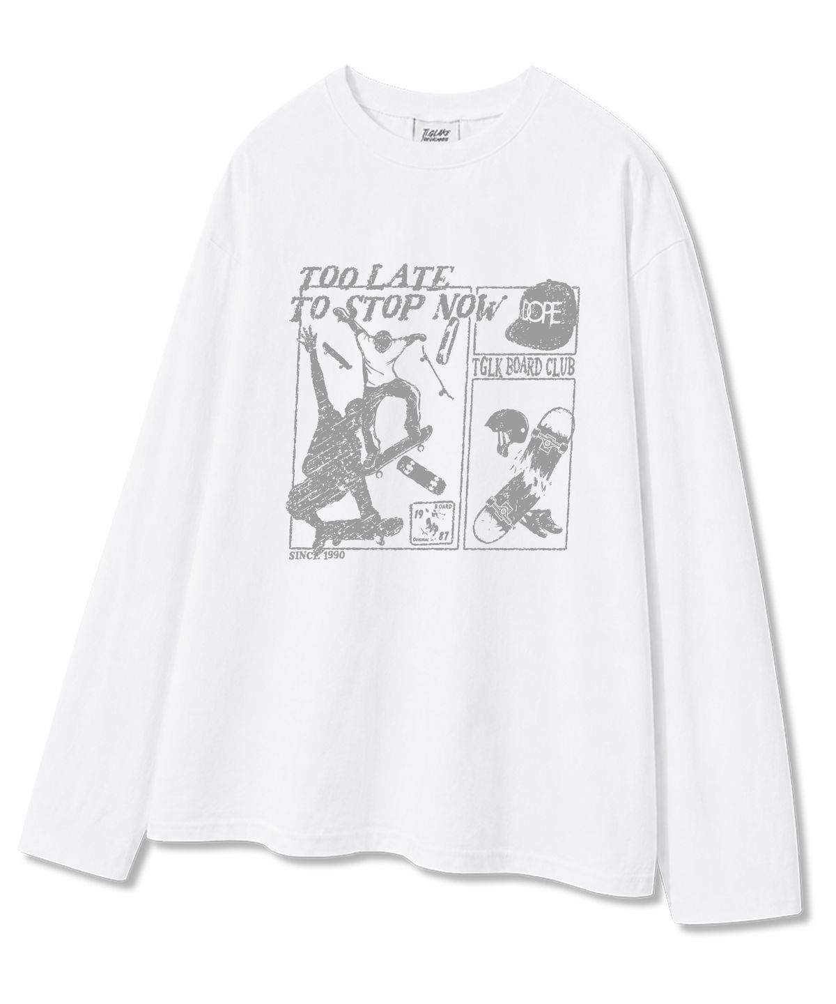 티글레이크(TI.GLAKE) 투레이트 오버핏 긴팔 티셔츠 3 COLOR [소매시보리 추가옵션]