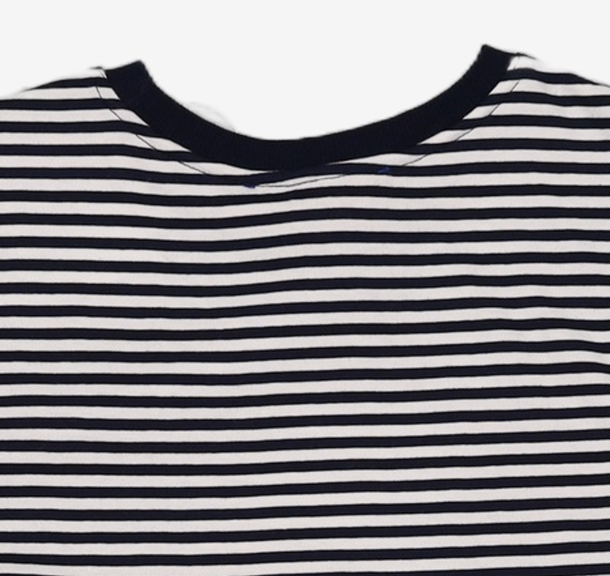룩캐스트(LOOKAST) NAVY STRIPE ARTE LOGO TSHIRT FREE