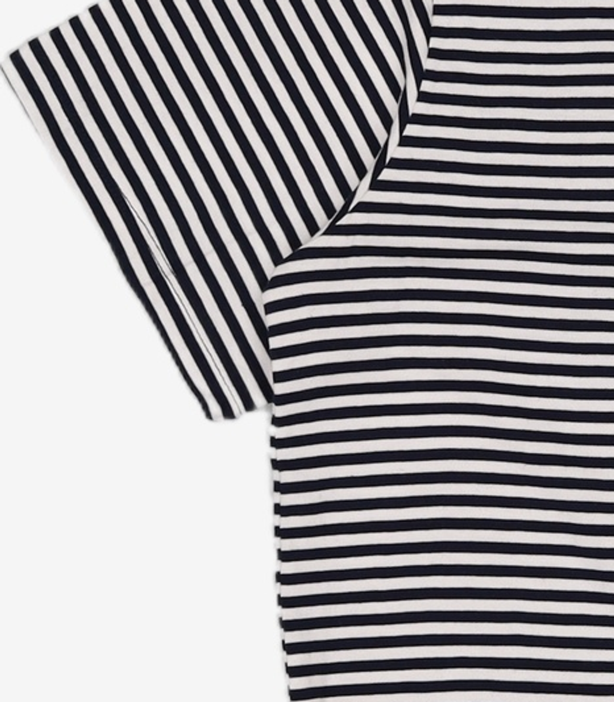 룩캐스트(LOOKAST) NAVY STRIPE ARTE LOGO TSHIRT FREE