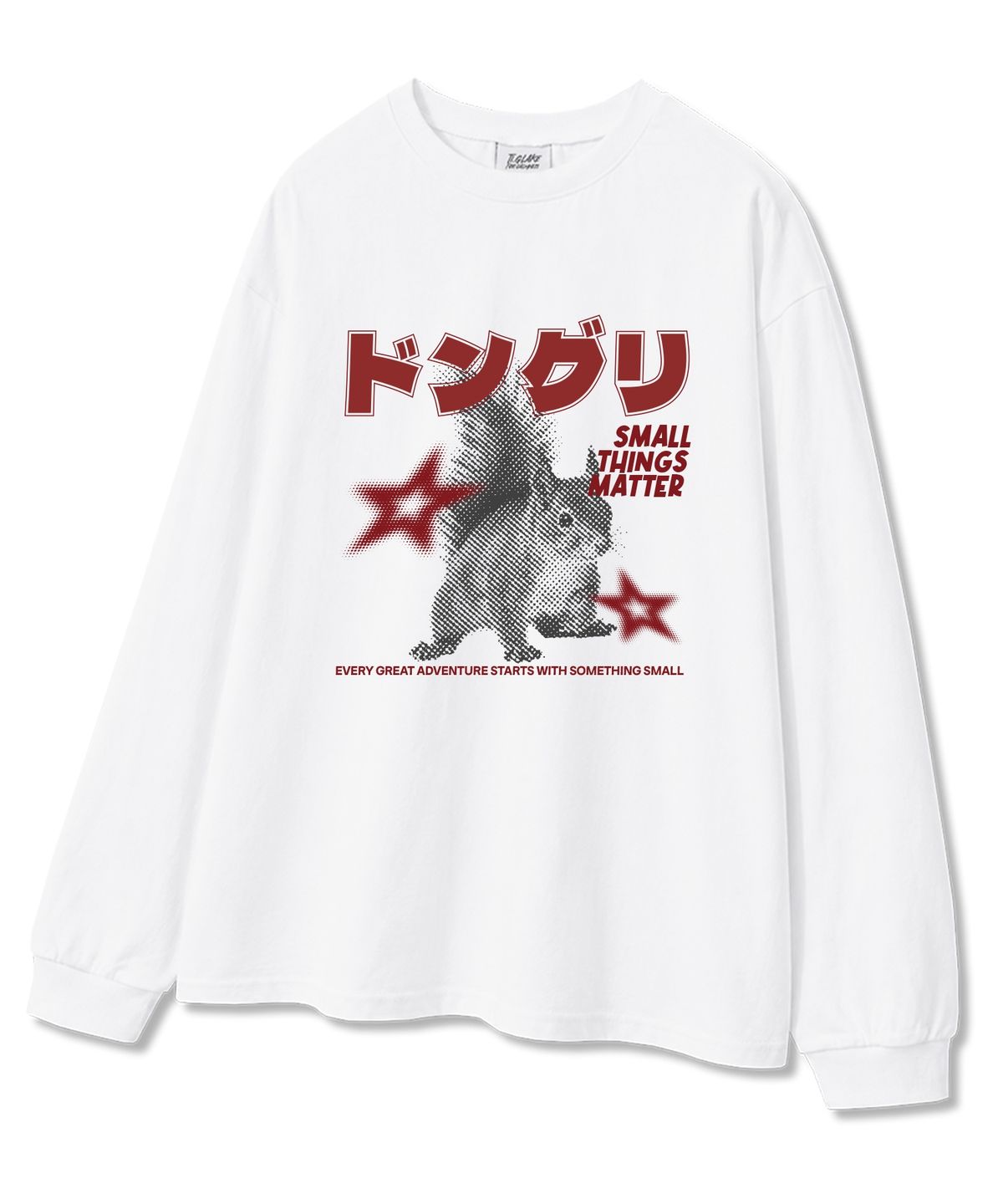 티글레이크(TI.GLAKE) 스쿼럴 오버핏 긴팔 티셔츠 3 COLOR [소매시보리 추가옵션]