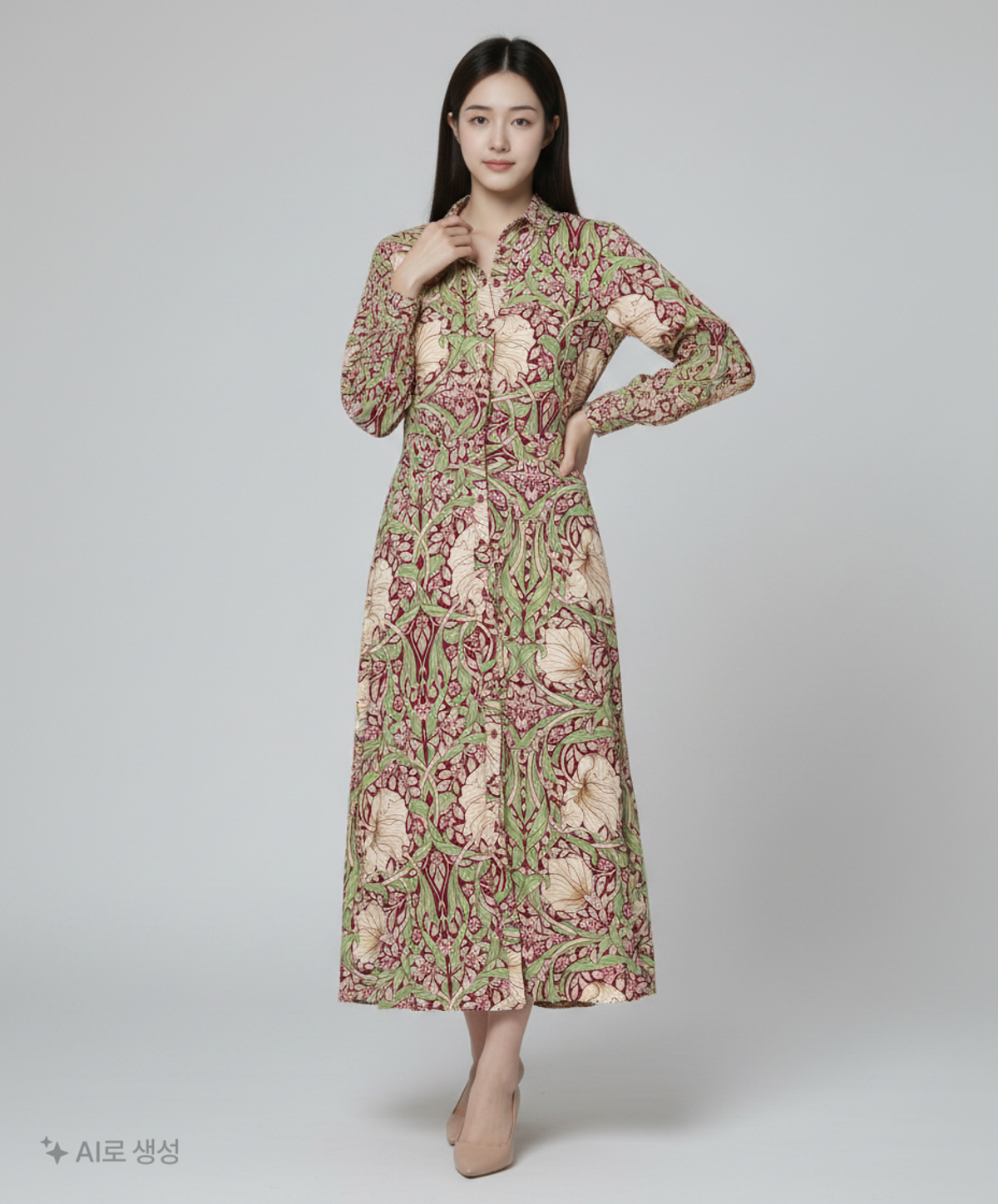 모리스 x 에이치엔엠(MORRIS x H&M) 맥시 원피스 EUR 42