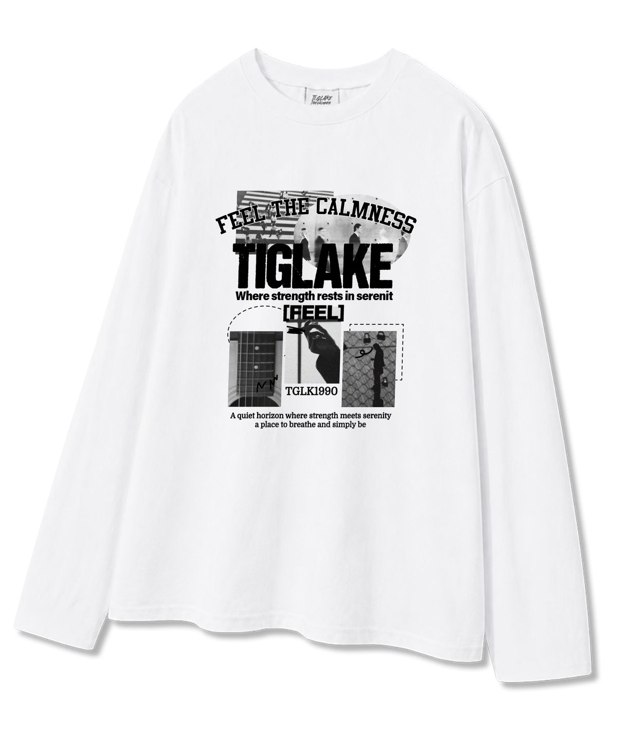 티글레이크(TI.GLAKE) 호리존 오버핏 긴팔 티셔츠 3 COLOR [소매시보리 추가옵션]