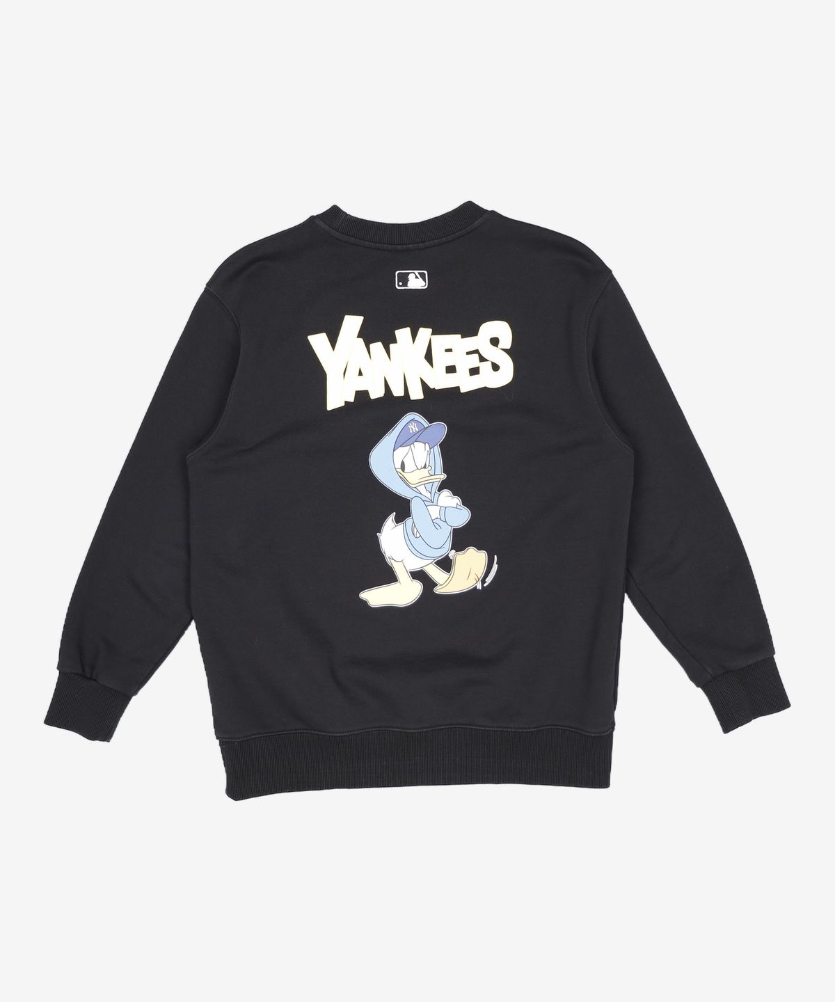 엠엘비(MLB) MLB x Disney 도날드덕 백 프린트 오버핏 맨투맨 NY (Black) XS